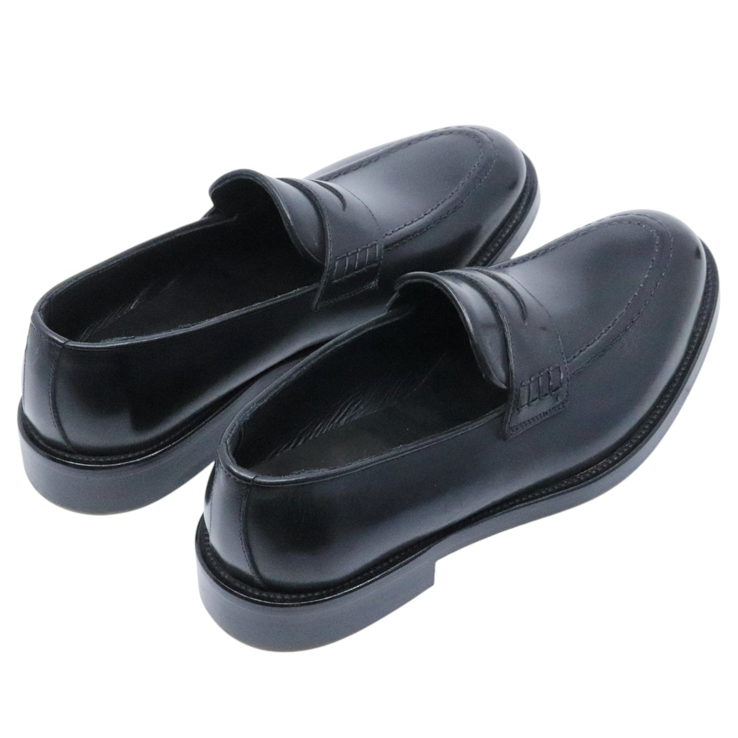 Crispiniano 3510 Crust Nero F. Cuoio Clipper mocassino uomo in pelle nera Made in Italy 