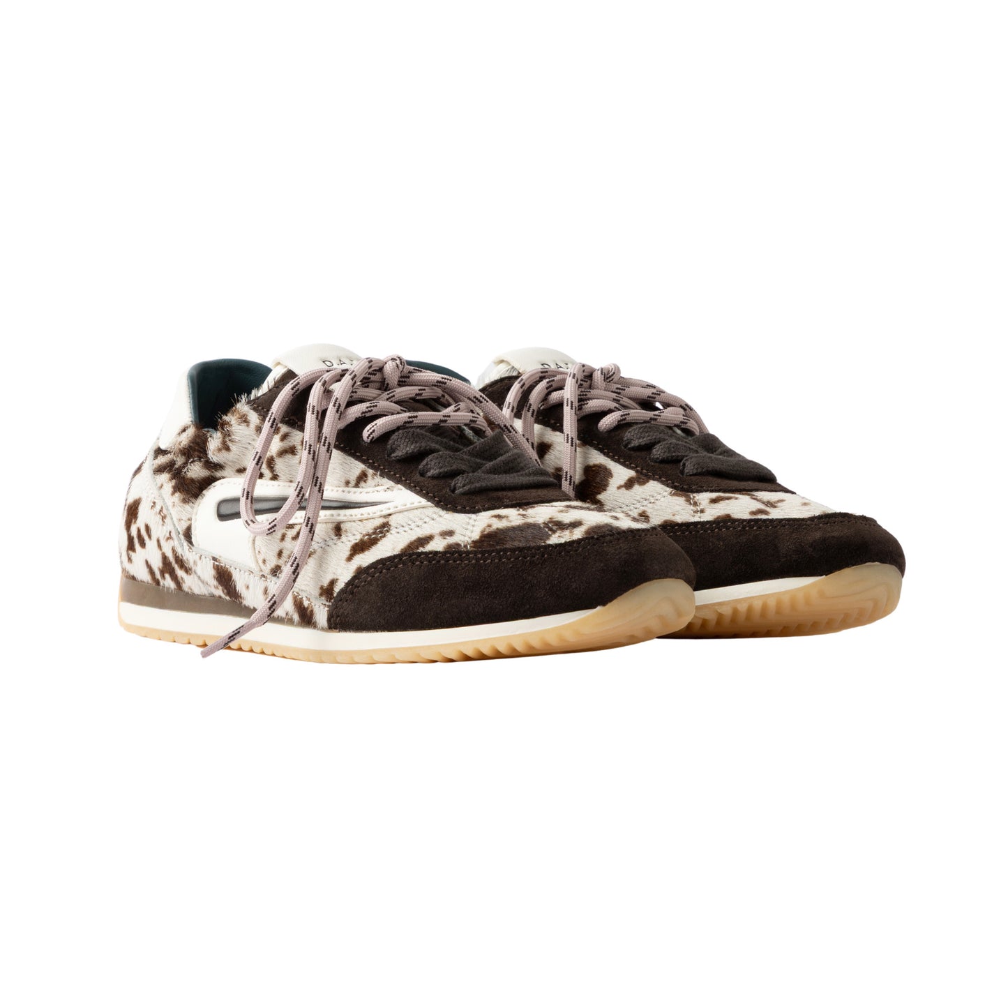 D.A.T.E. Athleta Ballet Pony Cow AB-PN-CW sneaker donna in cavallino animalier marrone 