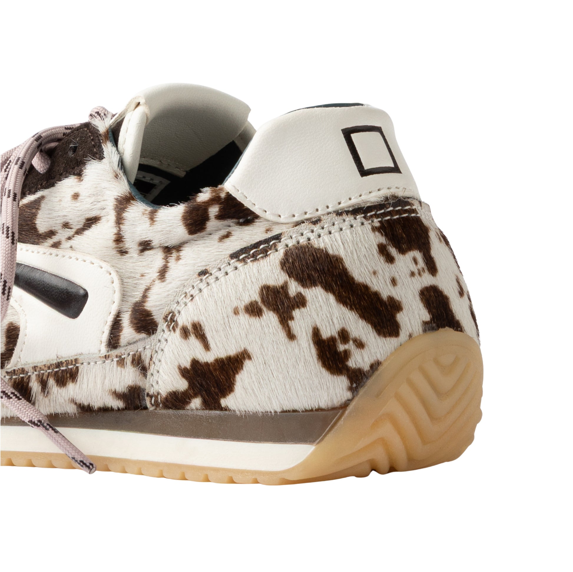 D.A.T.E. Athleta Ballet Pony Cow AB-PN-CW sneaker donna in cavallino animalier marrone 
