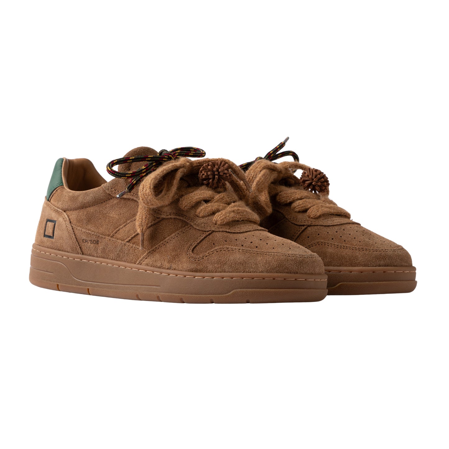 D.A.T.E. Court 2.0 Suede Cuoio C2-SD-CU sneaker uomo in camoscio cuoio 
