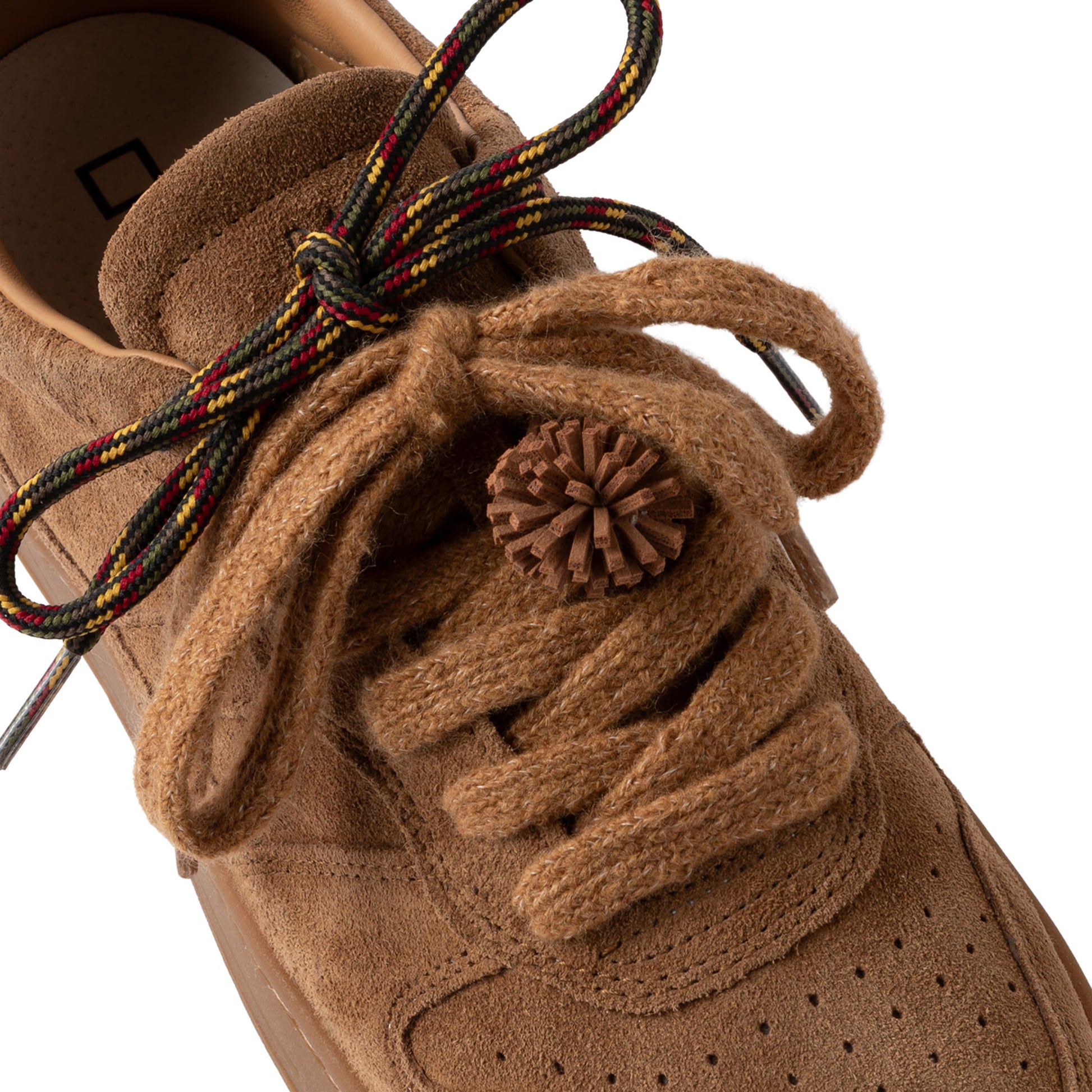 D.A.T.E. Court 2.0 Suede Cuoio C2-SD-CU sneaker uomo in camoscio cuoio 
