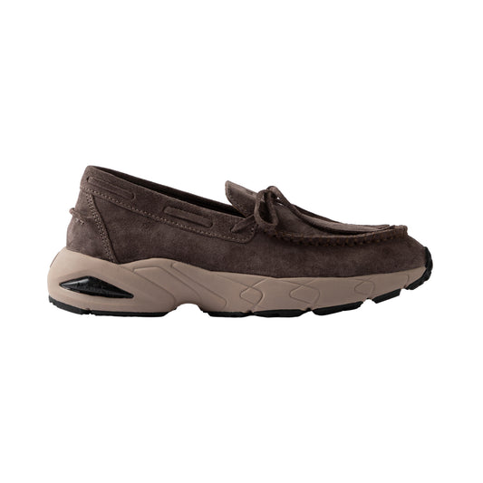 D.A.T.E. Moka Suede Brown MK-SD-BR mocassino sneaker donna in camoscio marrone 