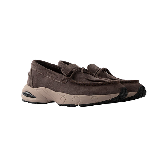 D.A.T.E. Moka Suede Brown MK-SD-BR mocassino sneaker donna in camoscio marrone 