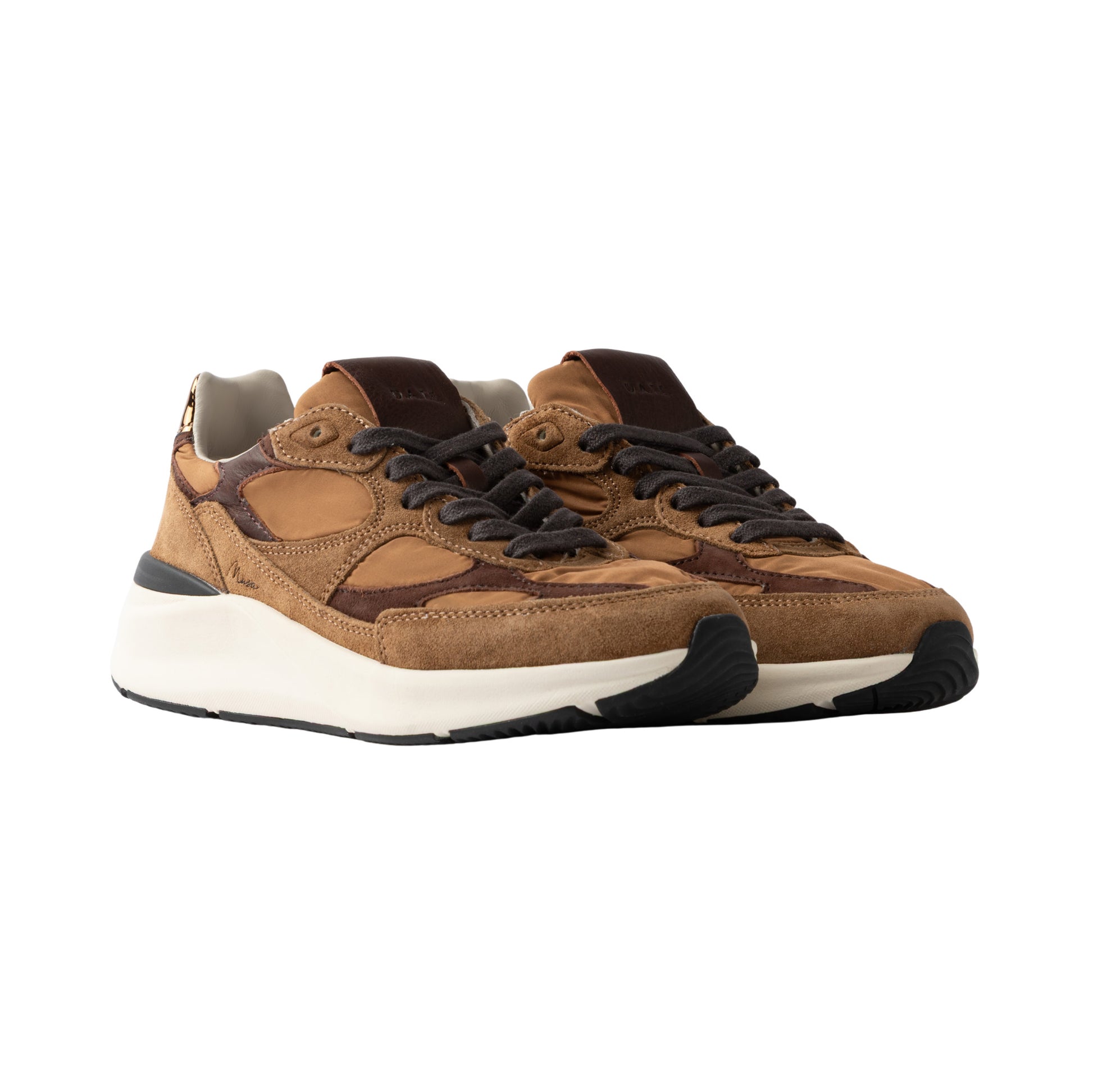D.A.T.E. Musa Classic Cuoio MS-CL-CU sneaker donna in camoscio marrone 