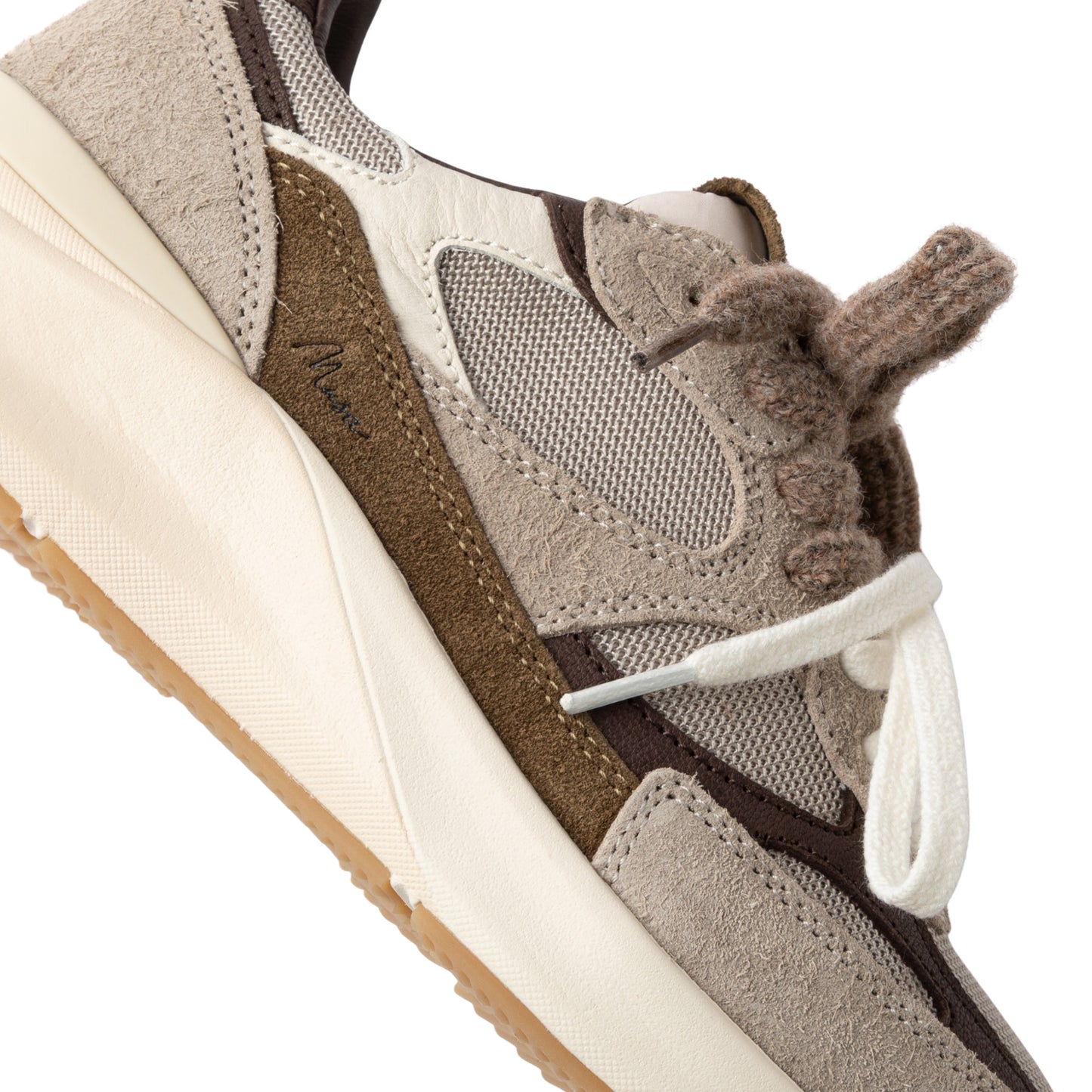 D.A.T.E. Musa Mono Taupe MS-MN-TA sneaker donna in camoscio taupe 