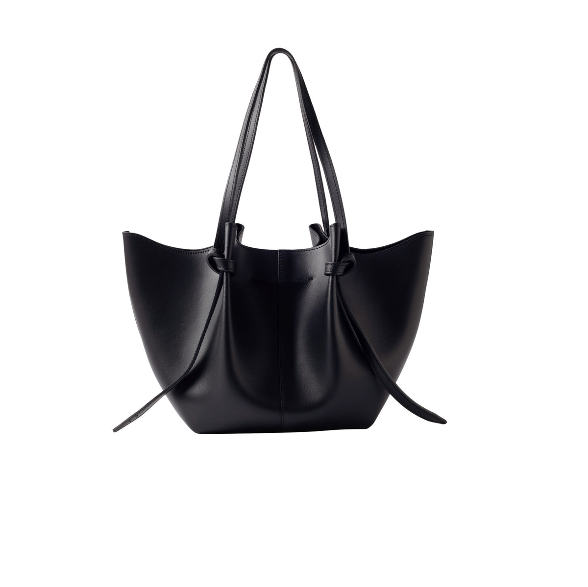 D.A.T.E. Nina Leather Black B451-NI-LE-BK borsa shopper donna in pelle nera 