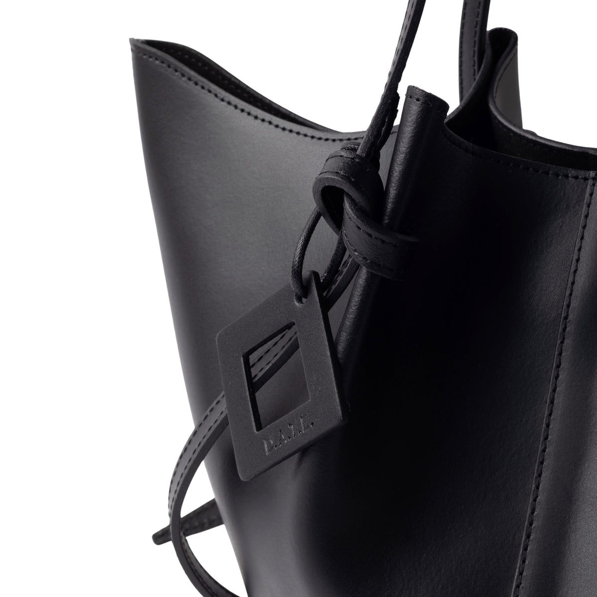 D.A.T.E. Nina Leather Black B451-NI-LE-BK borsa shopper donna in pelle nera 