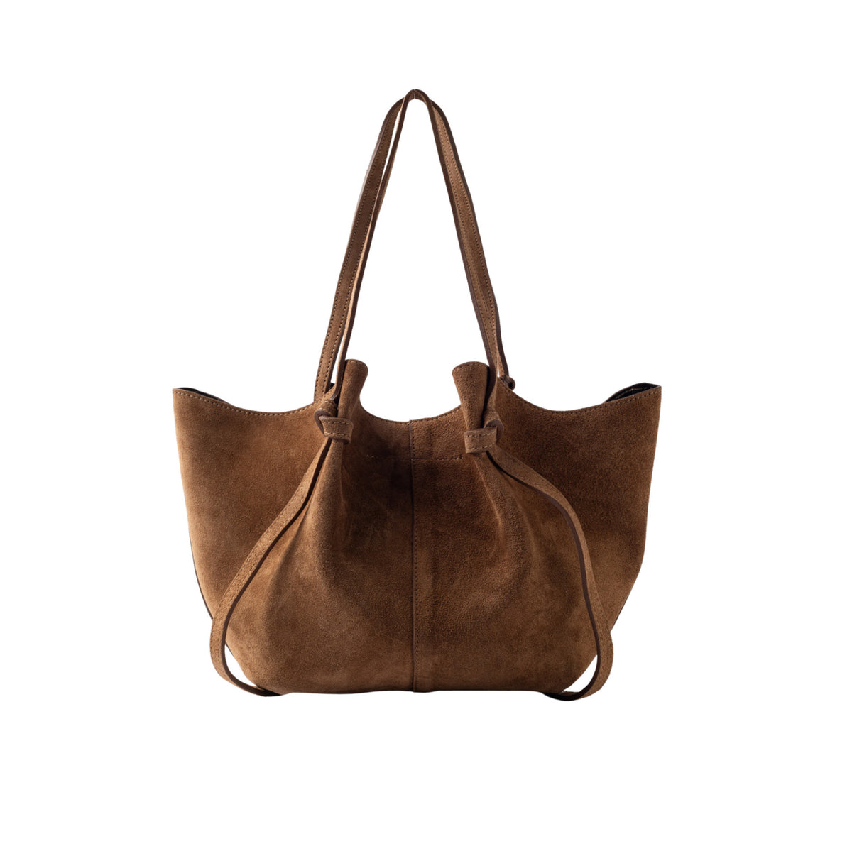 D.A.T.E. Nina Velour Cuoio B451-NI-VR-CU borsa shopper donna in camoscio marrone 