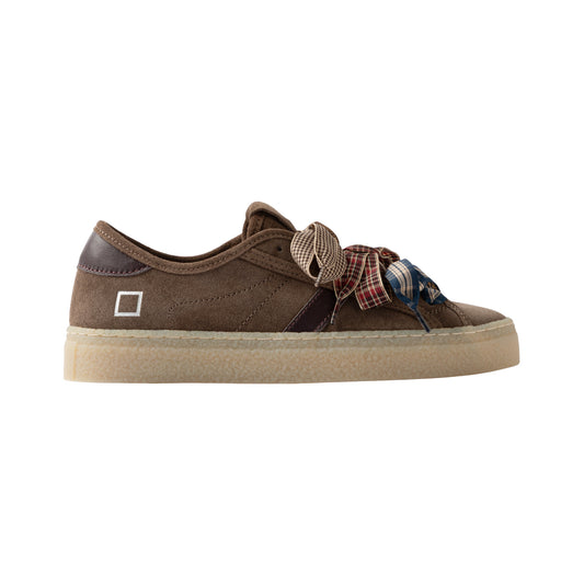 D.A.T.E. Tender Suede Taupe TE-SD-TA sneaker donna in camoscio taupe 