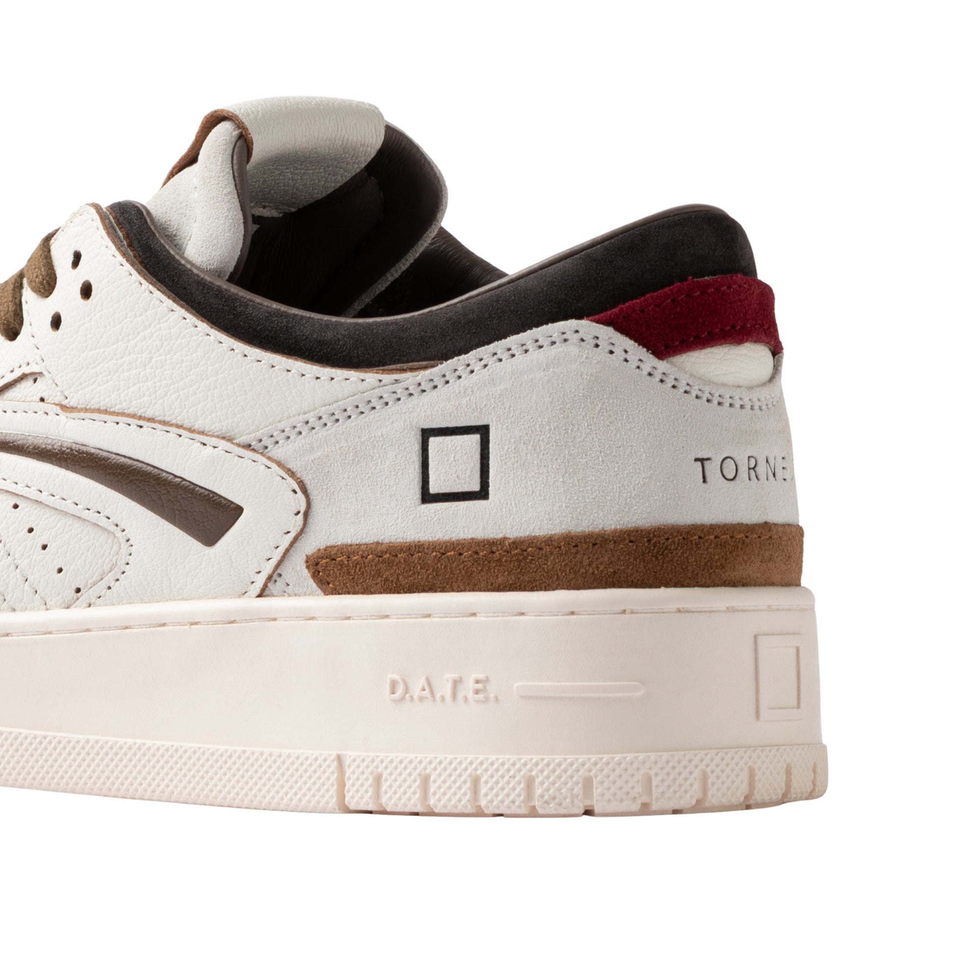 D.A.T.E. Torneo Colored White Anthracite TO-CO-HT sneaker uomo bianca beige e antracite 