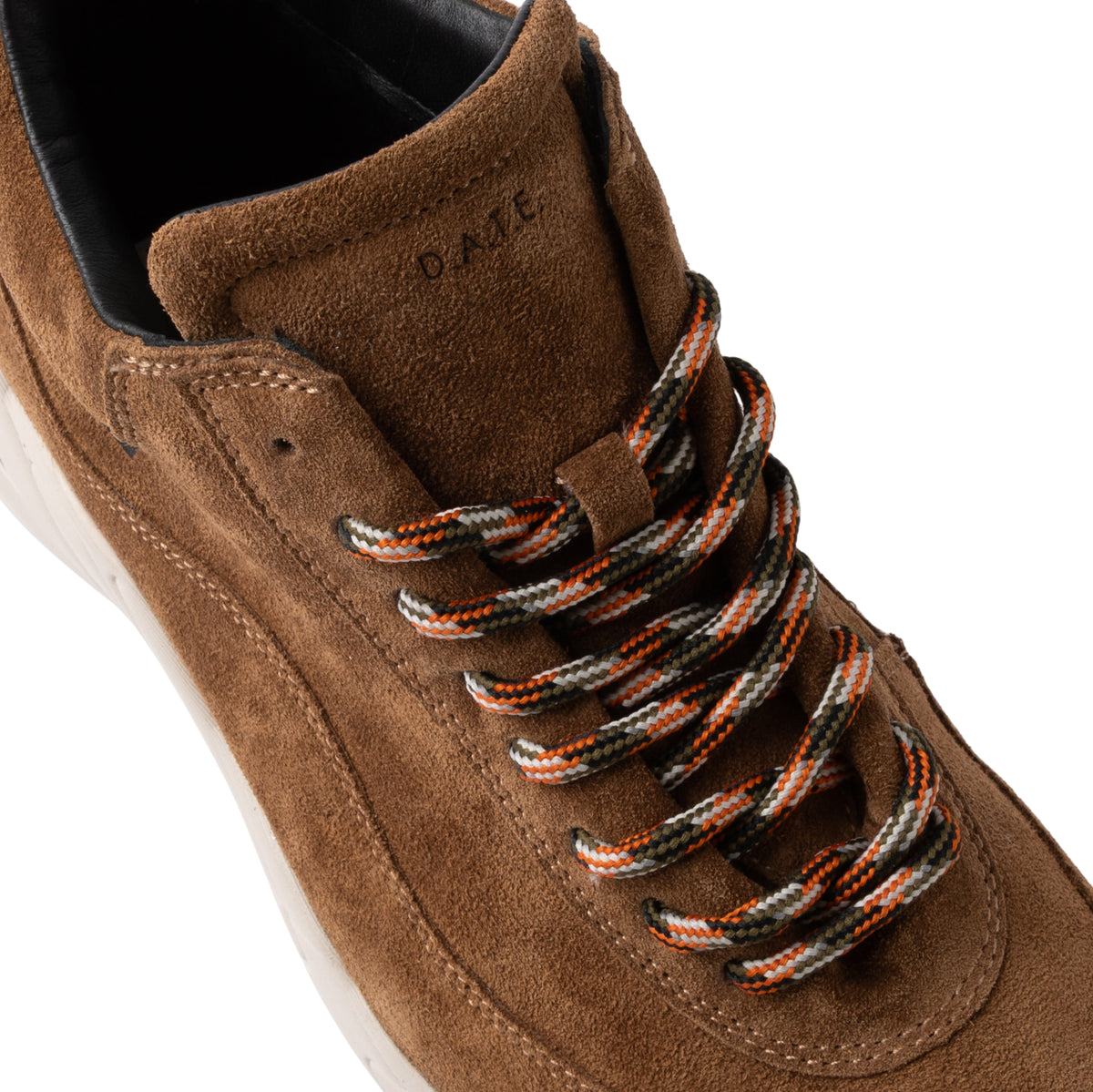 D.A.T.E. Zeno Suede Cuoio ZN-SD-CU sneaker uomo alta in camoscio marrone 