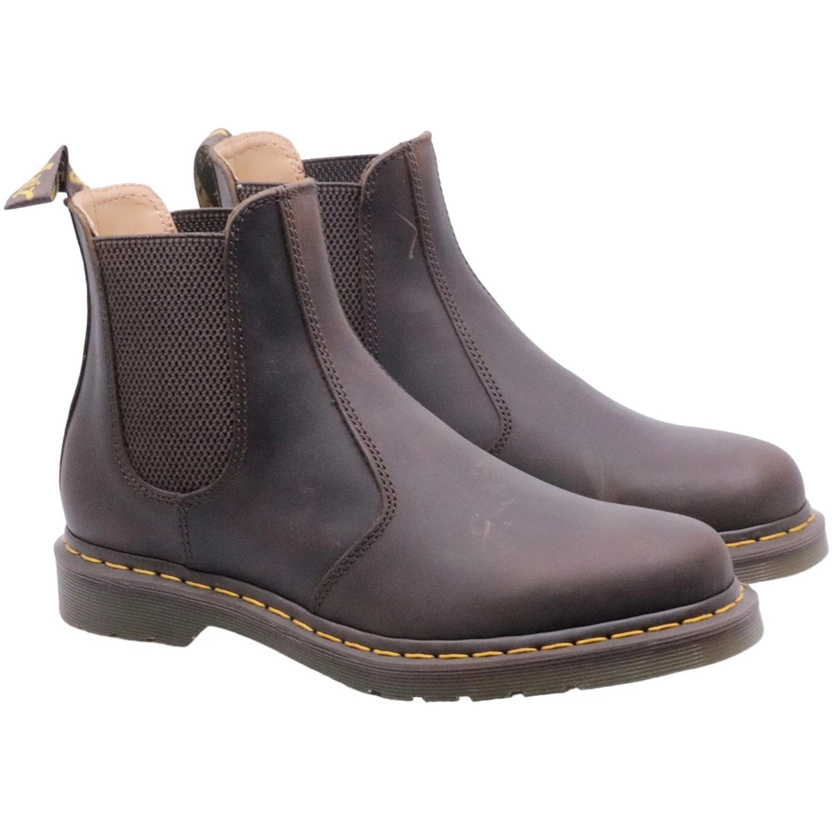 Dr. Martens 2976 YS Crazy Horse Beatles unisex in pelle marrone scuro 