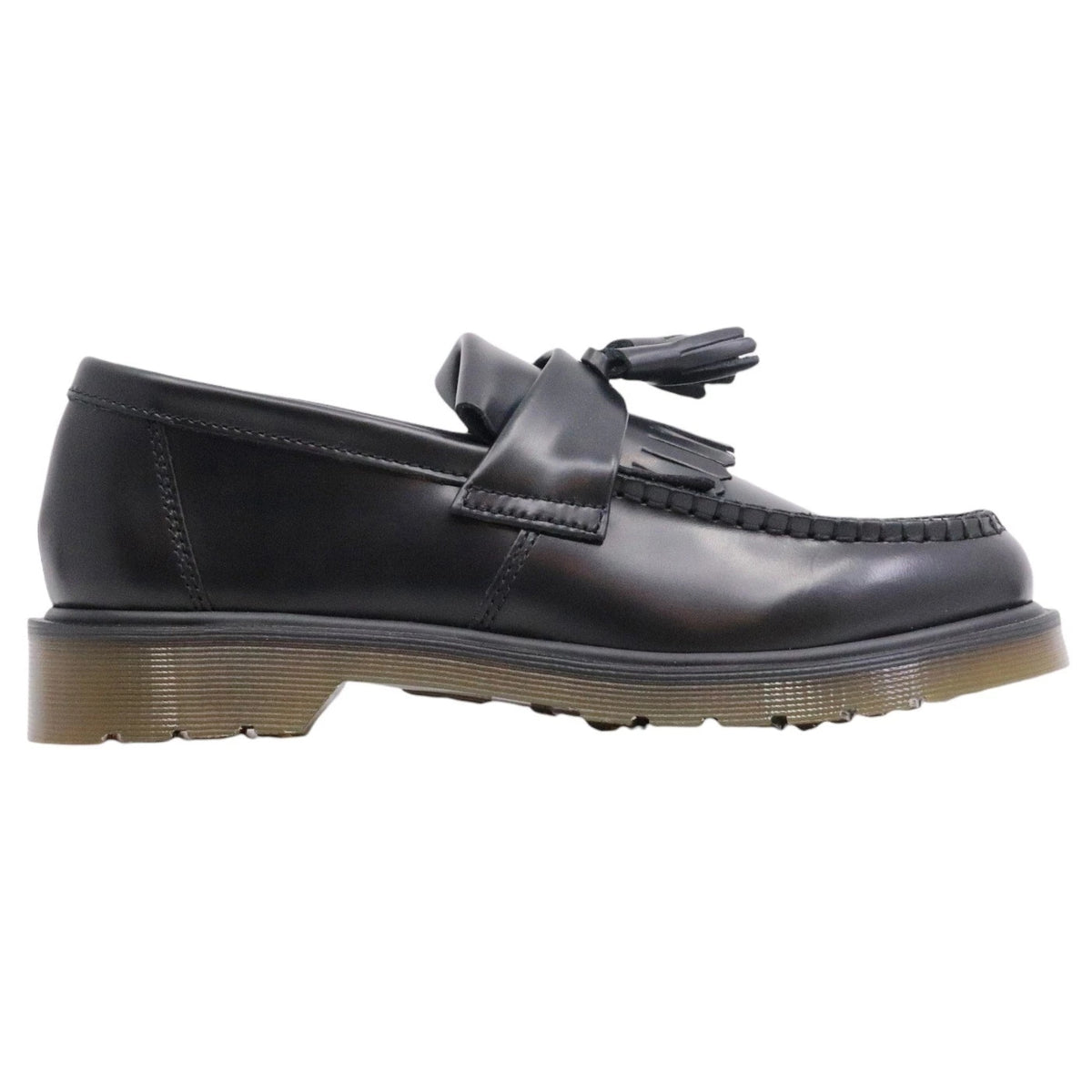 Dr. Martens Adrian 14573001 mocassino unisex in pelle nera Polished Smooth 