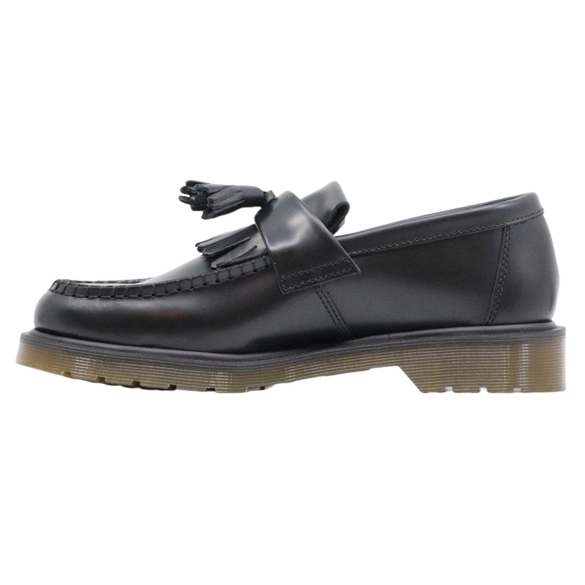 Dr. Martens Adrian 14573001 mocassino unisex in pelle nera Polished Smooth 