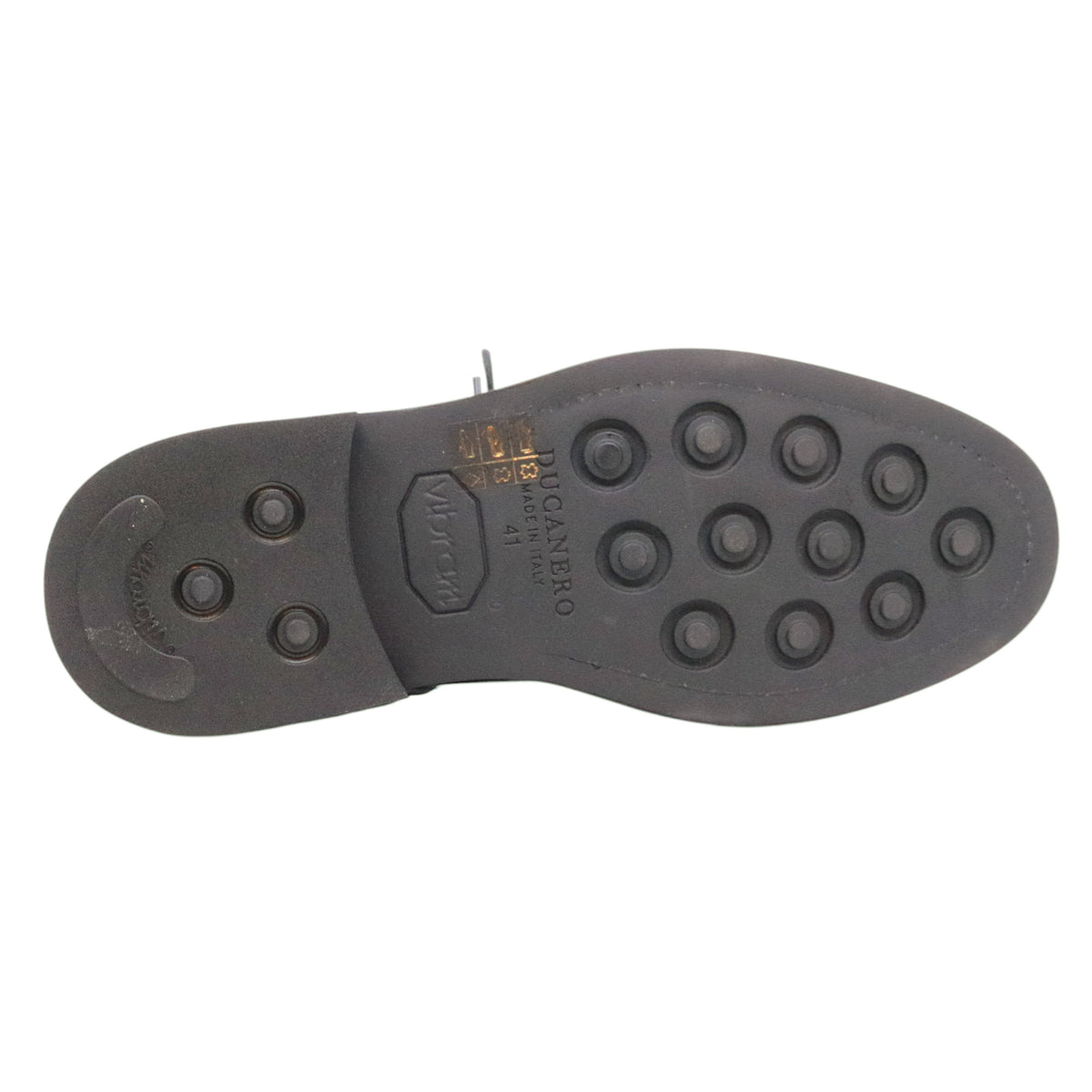 Ducanero 2755 scarpa derby uomo in pelle lucida nera 
