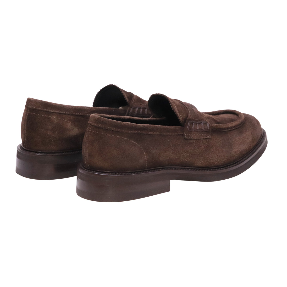Ducanero 2760 Jefferson mocassino uomo in camoscio marrone Made in Italy 