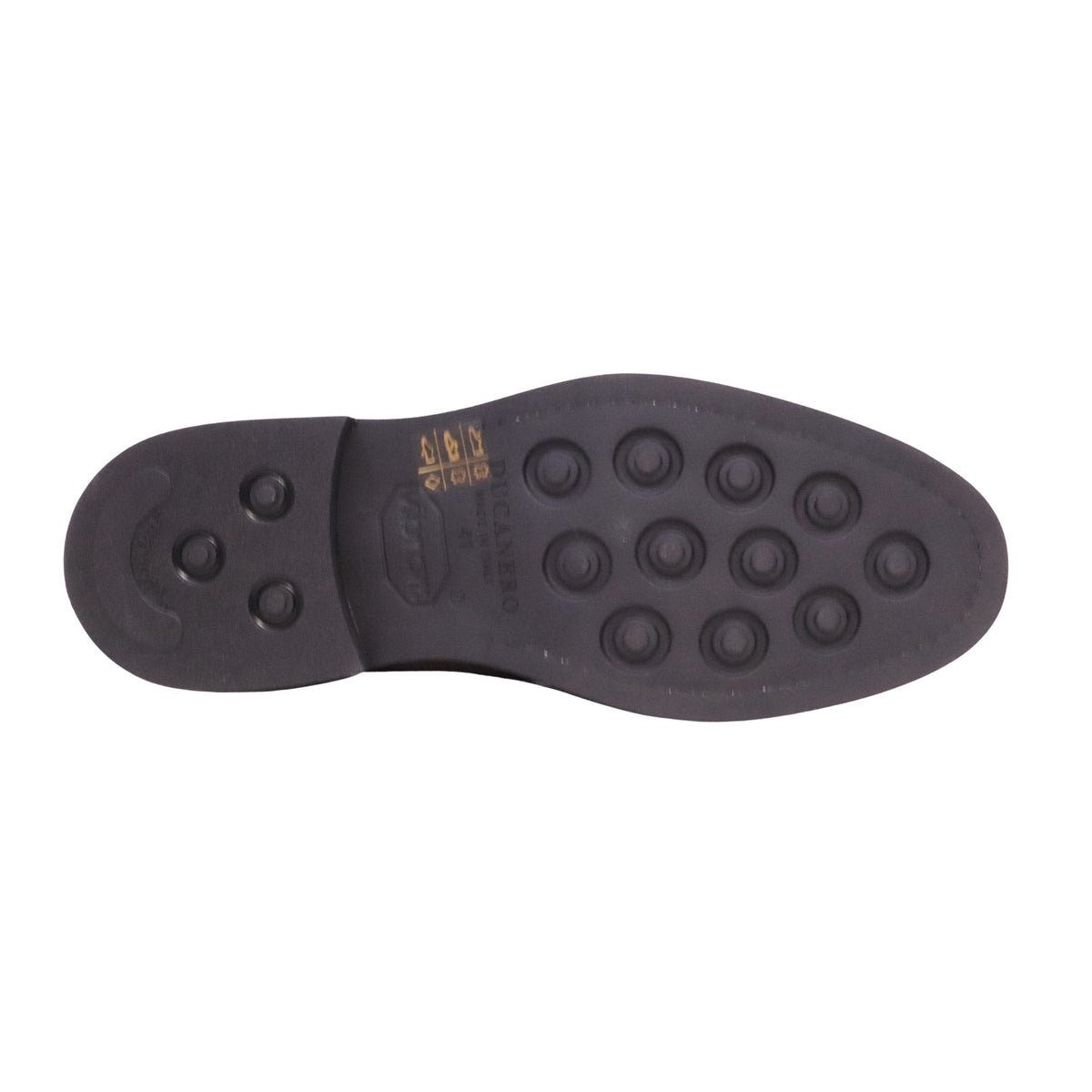 Ducanero 2760 Jefferson mocassino uomo in camoscio marrone Made in Italy 