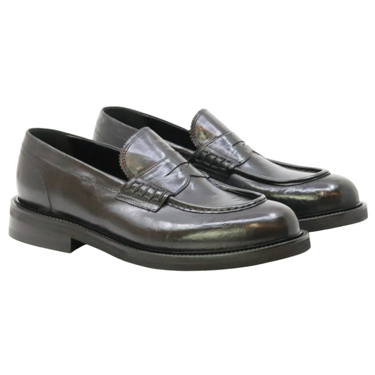 Ducanero 2760 mocassino uomo in pelle nera 