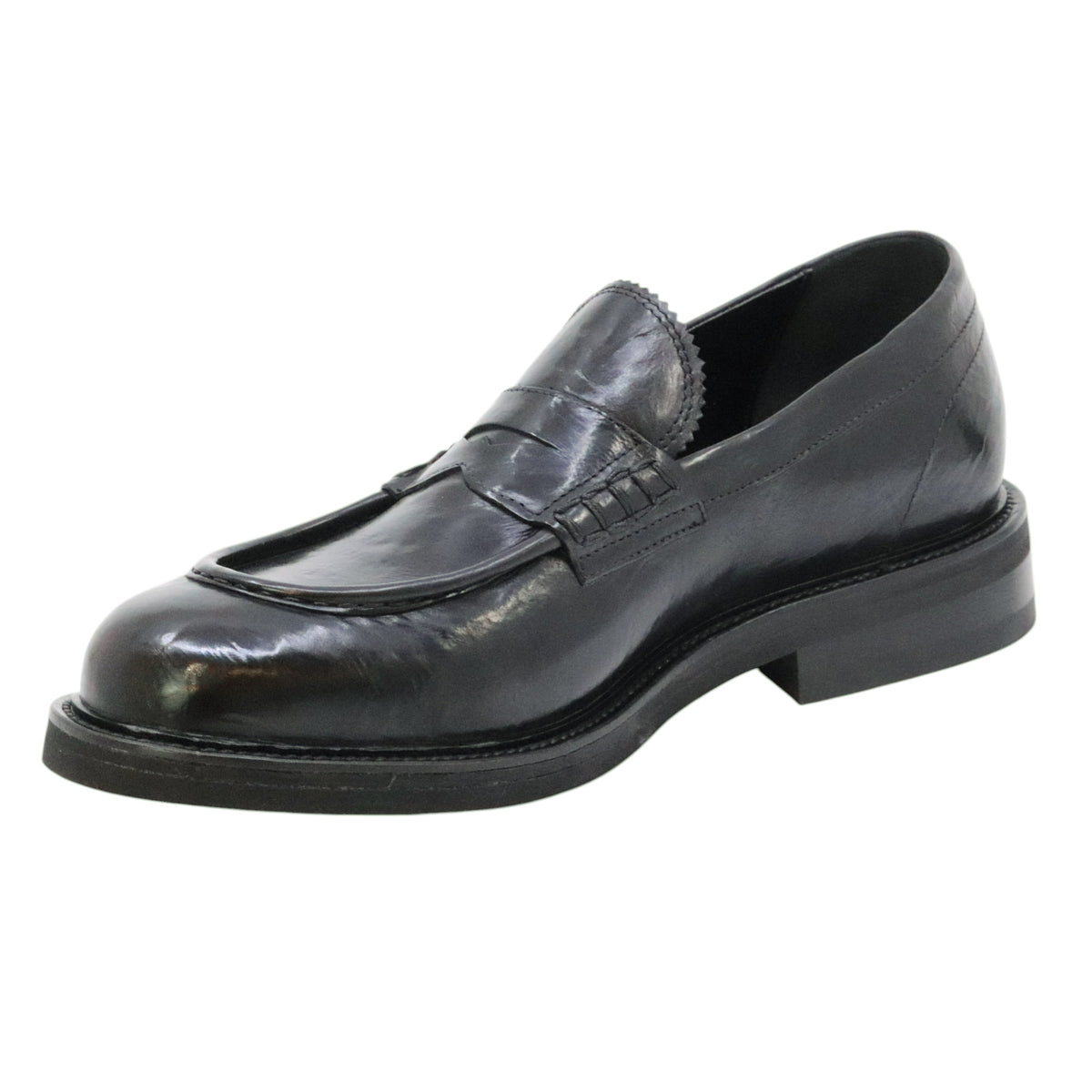Ducanero 2760 mocassino uomo in pelle nera 