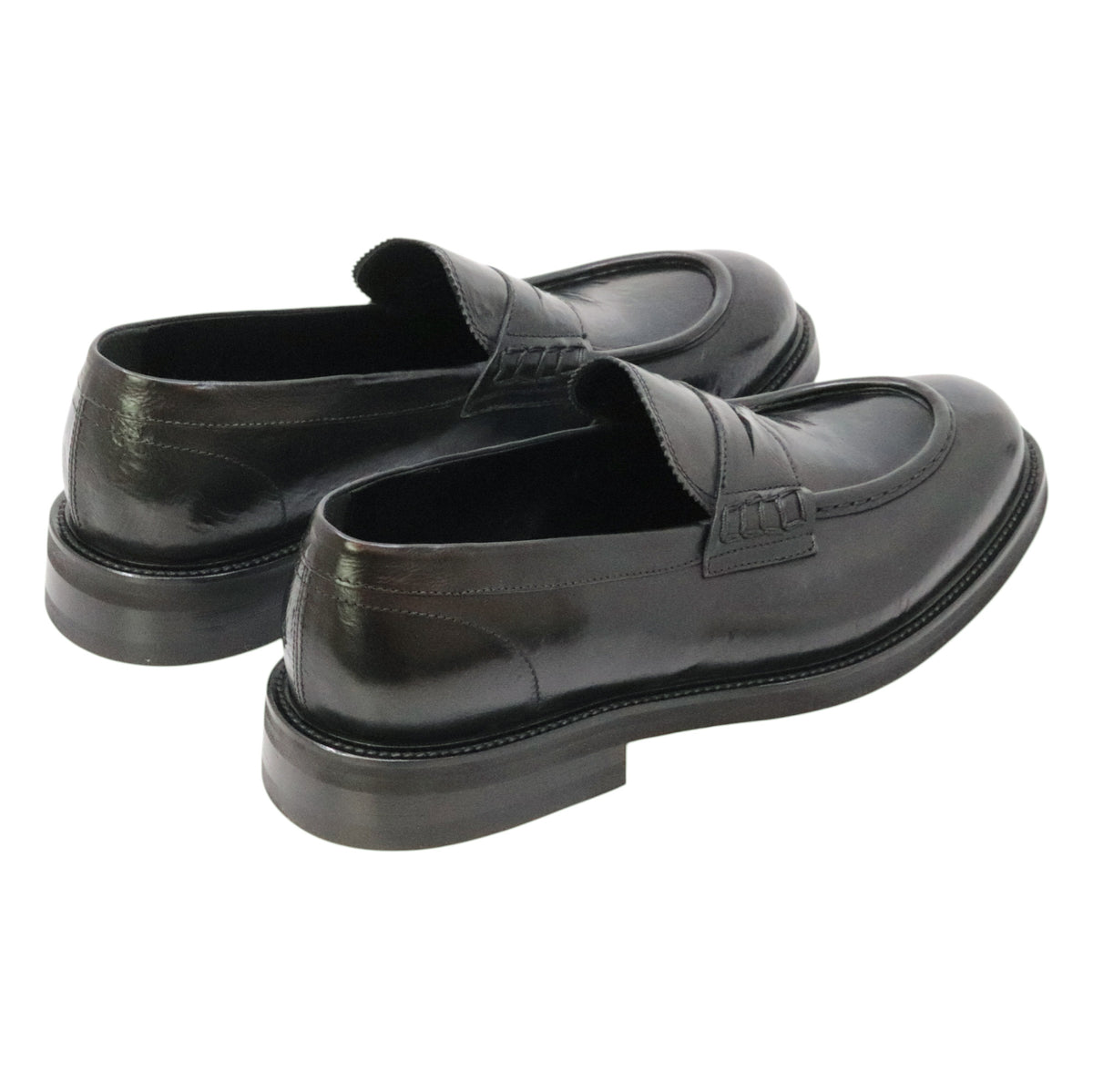 Ducanero 2760 mocassino uomo in pelle nera 