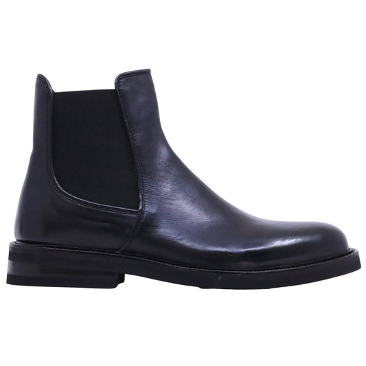 Ducanero 5011 Vitello Nero Chelsea boot uomo in pelle nera Made in Italy 