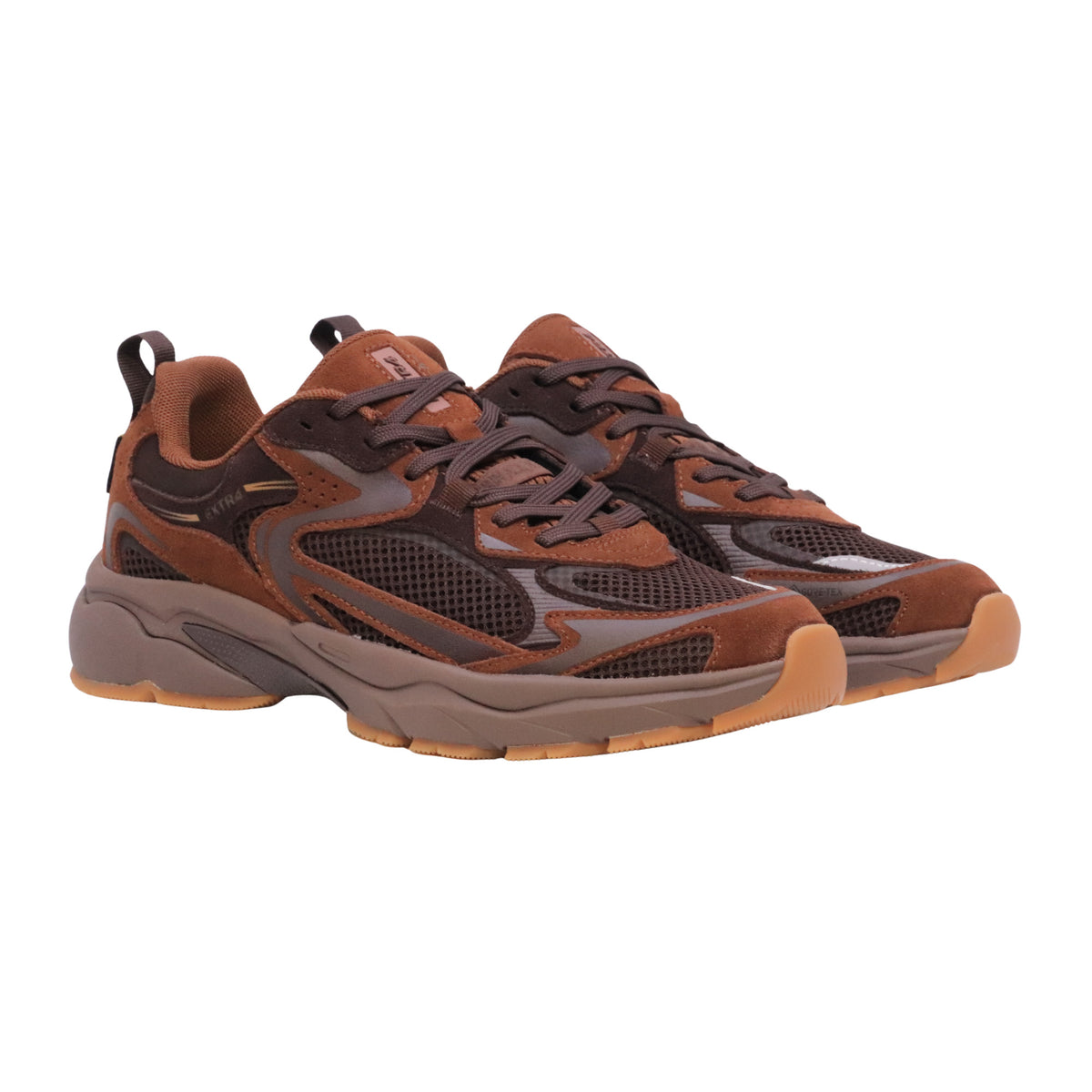 EXTR4 Kin GTX 2.03 2201522 sneaker uomo Gore-Tex in camoscio e mesh marrone 