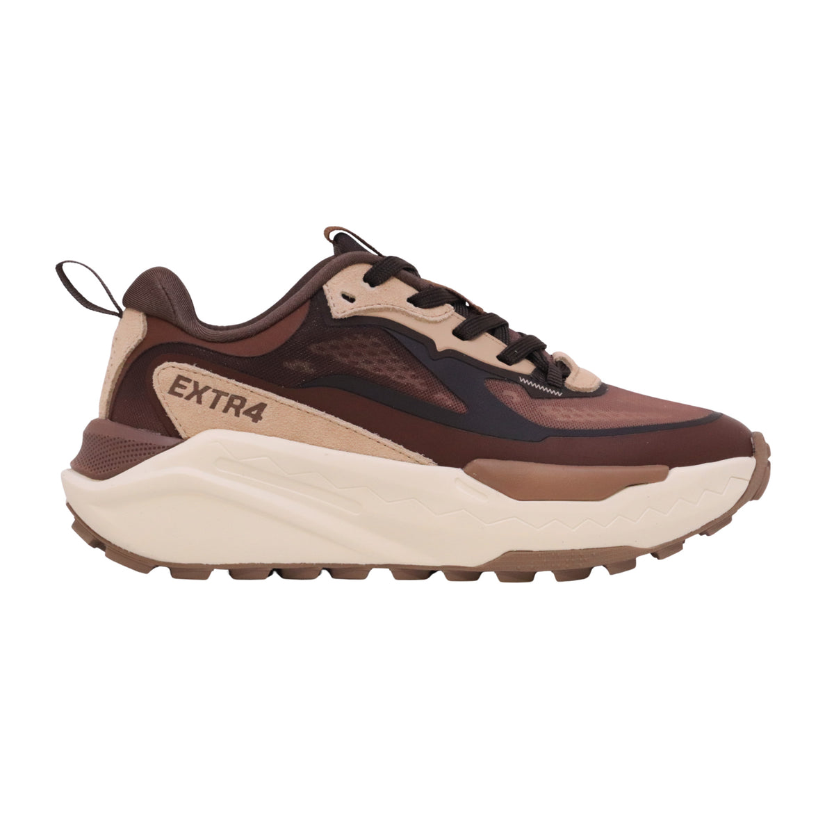 EXTR4 Kaizen XL 4.02 2207633 sneaker donna marrone in tessuto tecnico 