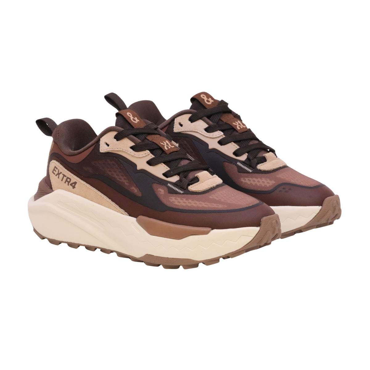 EXTR4 Kaizen XL 4.02 2207633 sneaker donna marrone in tessuto tecnico 