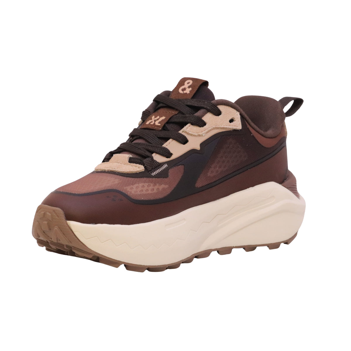 EXTR4 Kaizen XL 4.02 2207633 sneaker donna marrone in tessuto tecnico 