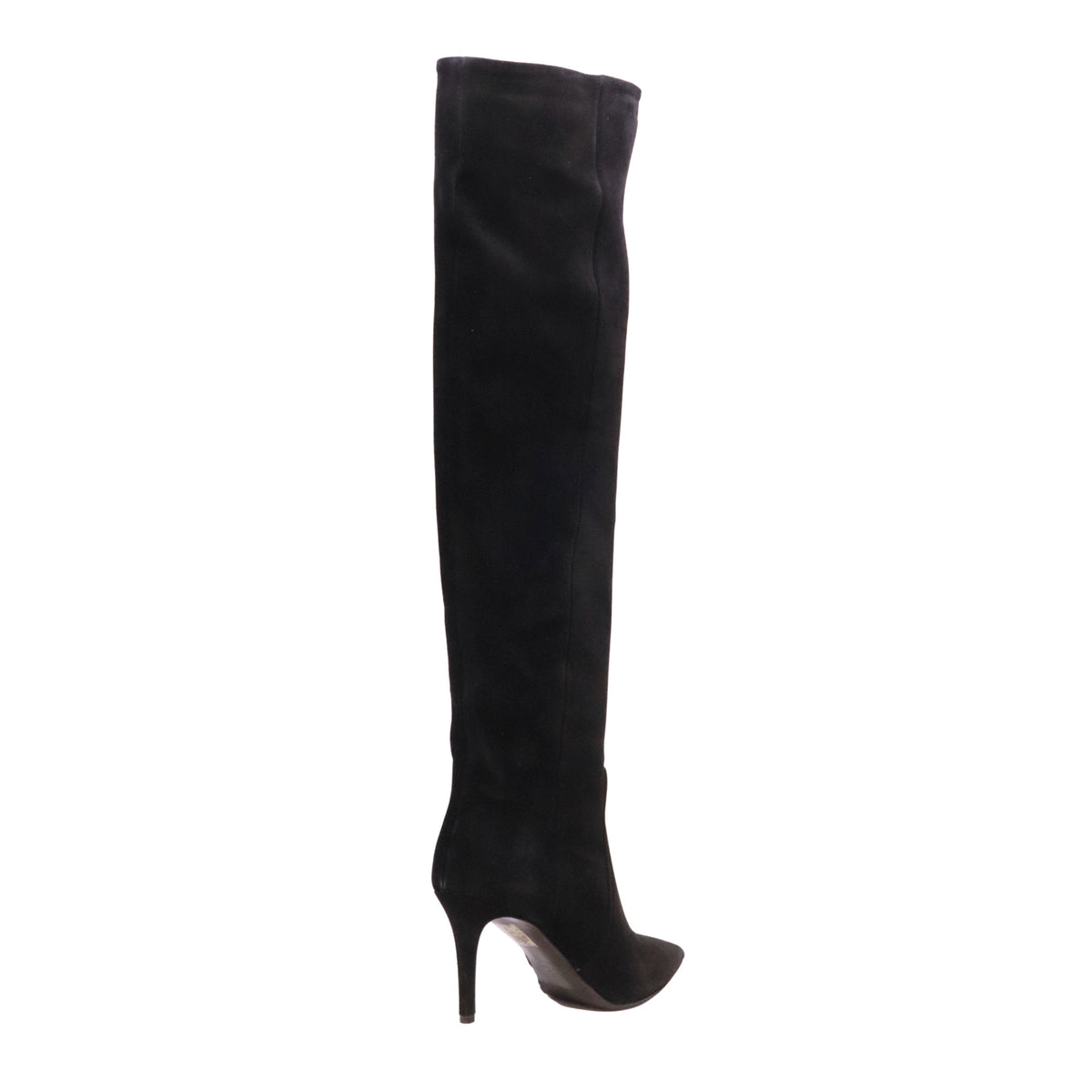 Fabio Rusconi I-NYDIA-NATALY stivale al ginocchio donna in camoscio nero con tacco 9 cm 