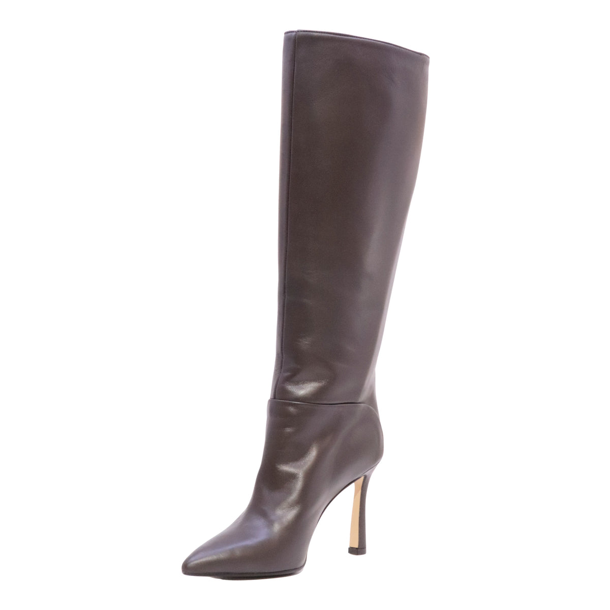 Isabelle Paris IS824 Vitello Testa di Moro stivale donna in pelle marrone con tacco 9,5 cm 