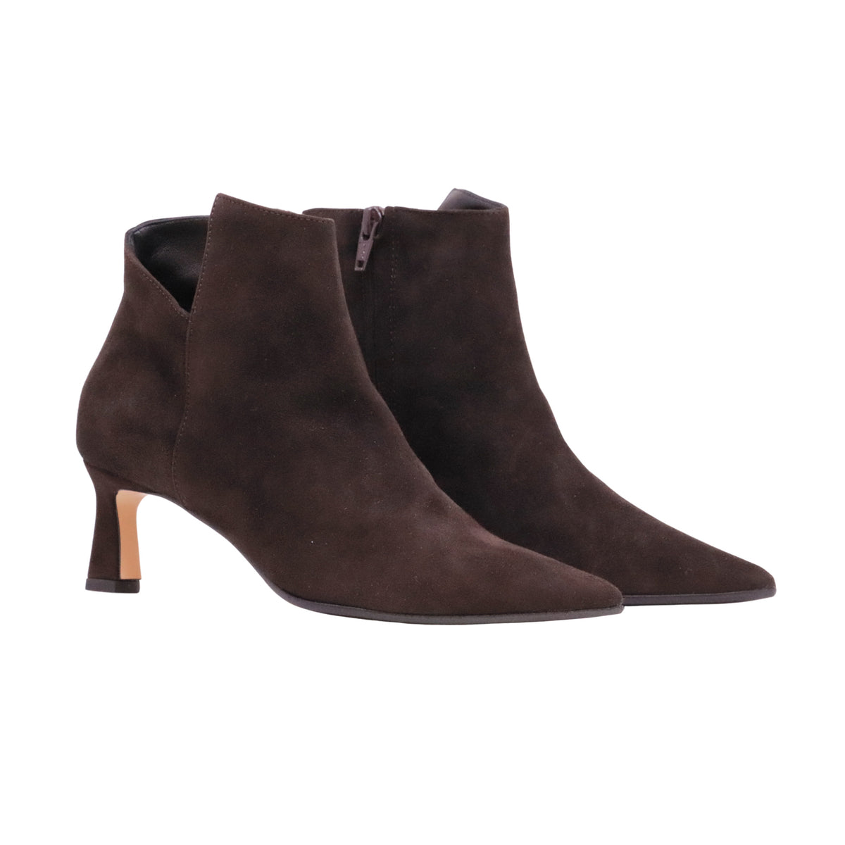 Isabelle Paris IS831 Camoscio Testa di Moro tronchetto donna con tacco 6 cm 