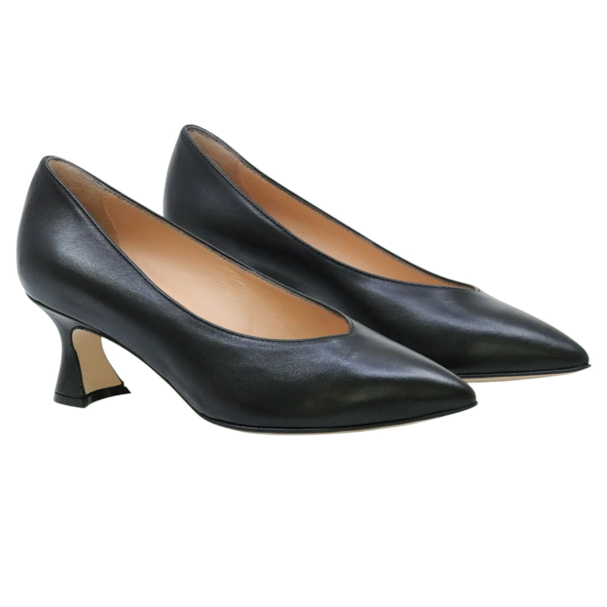 Le Briella Z949 décolleté donna in pelle nera 