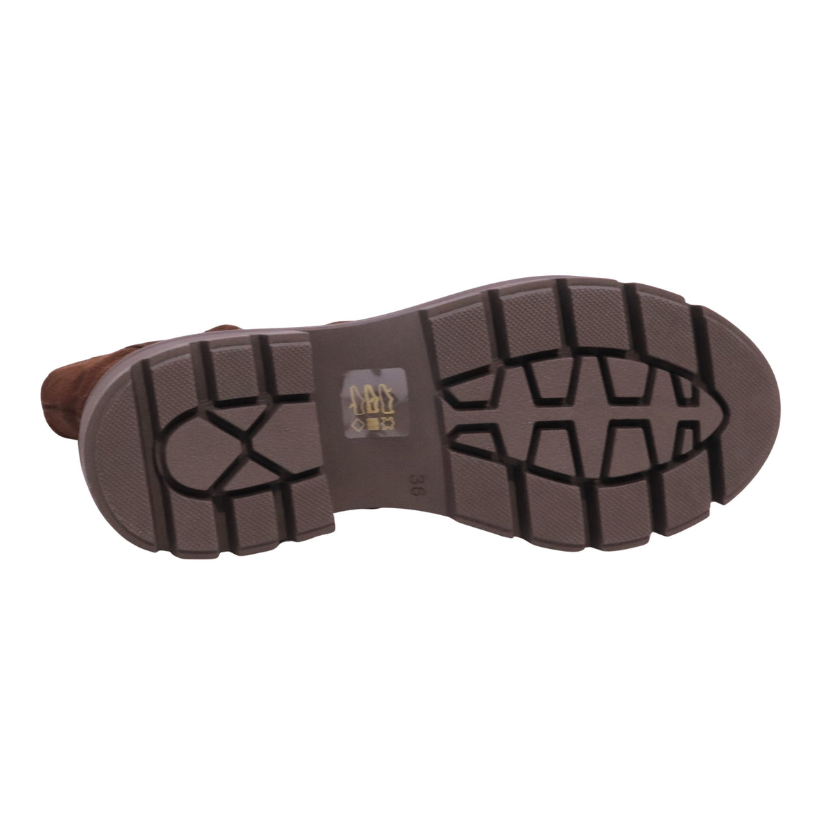 MJUS Carmelina N26208 stivaletto donna in camoscio Bisonte con zip e suola carrarmato 