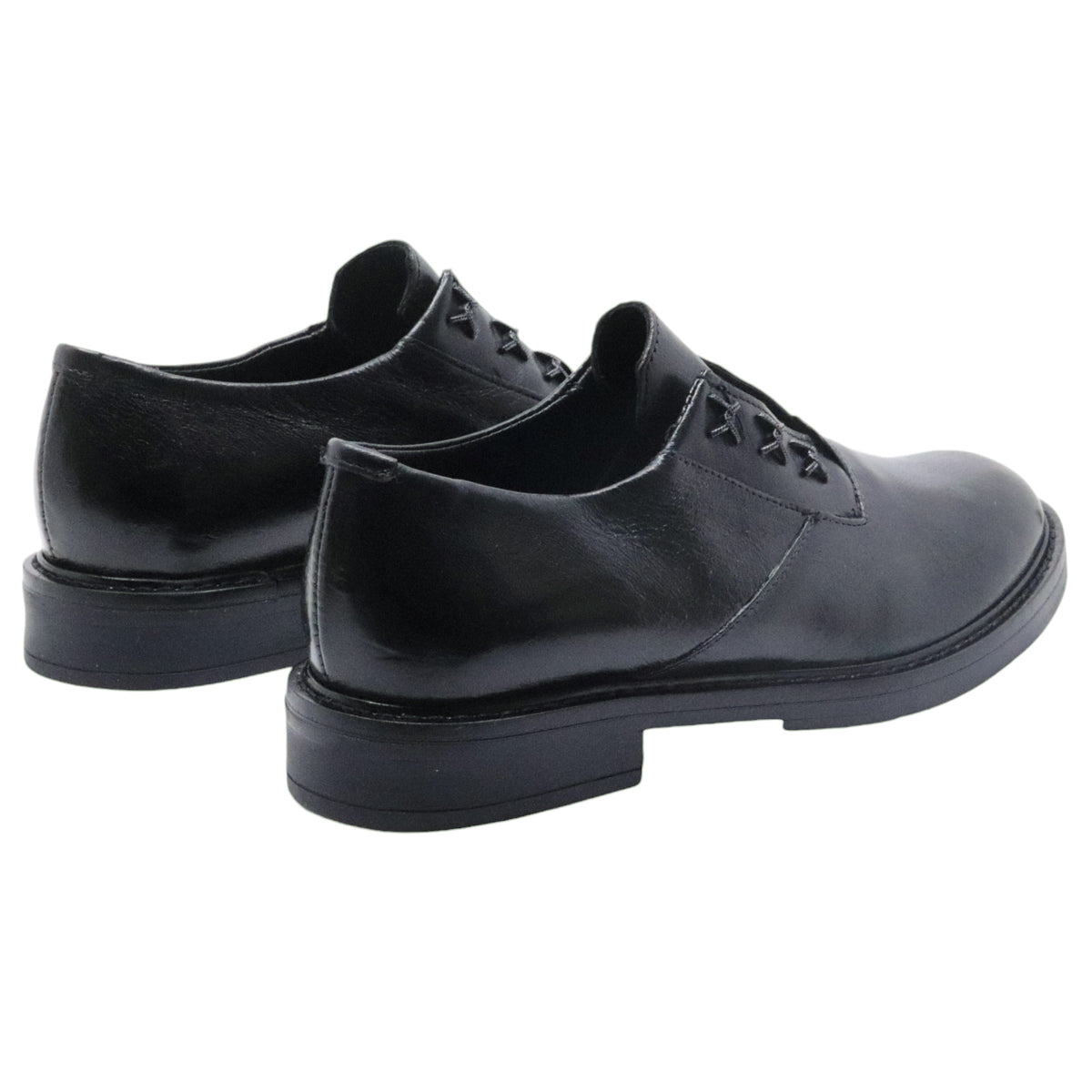 Scarpa Mjus T81107 da donna in pelle nera 