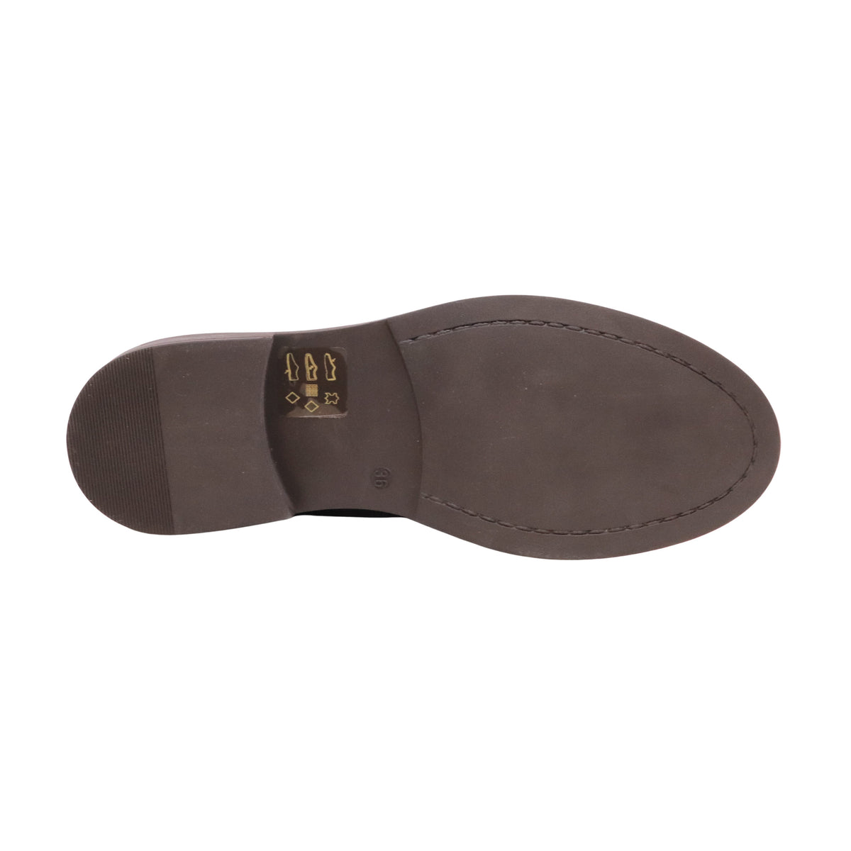 MJUS Fatima T81223 stivaletto Chelsea donna in pelle Moka con elastici laterali 
