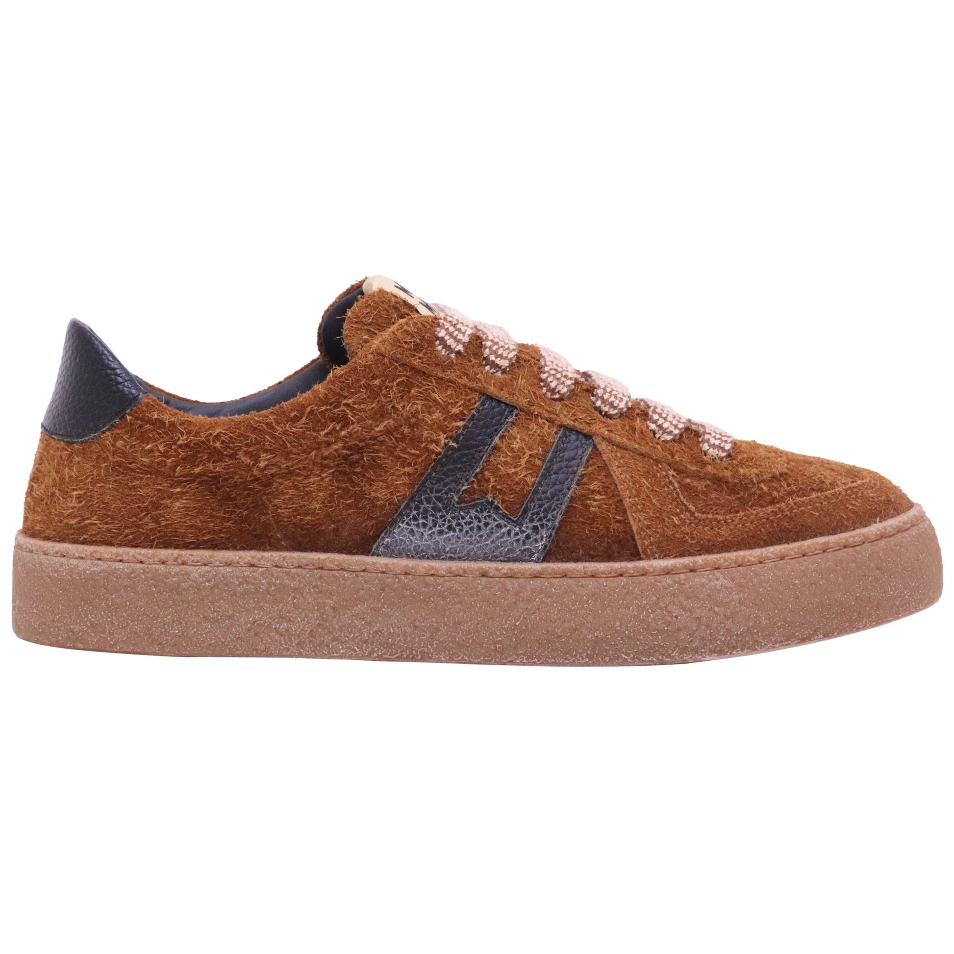 MOMA Kazan2 51601 sneaker uomo in camoscio marrone bruciato Made in Italy 