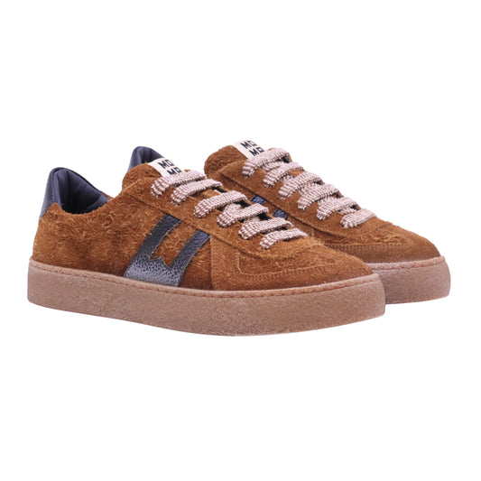 MOMA Kazan2 51601 sneaker uomo in camoscio marrone bruciato Made in Italy 