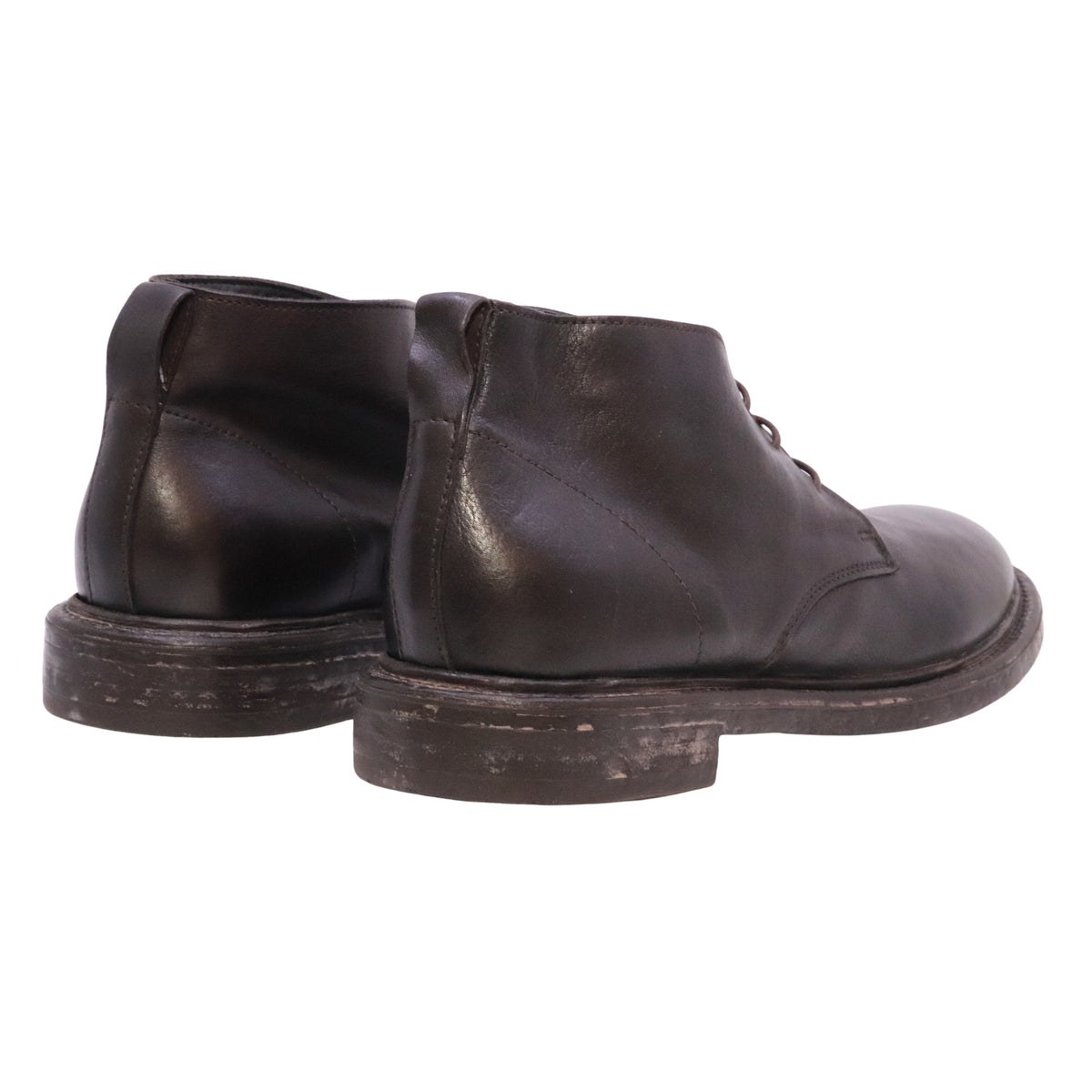 Moma 52404B Kurni polacchino uomo in pelle marrone cioccolato Made in Italy 