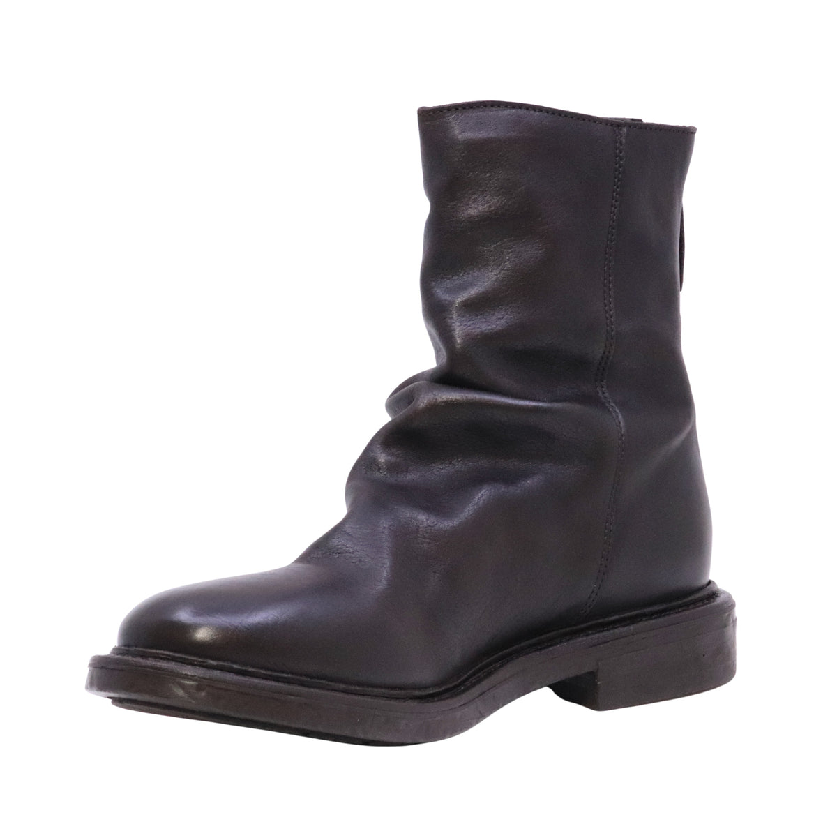 Moma 52422C Kurni stivaletto uomo in pelle marrone cioccolato Made in Italy 