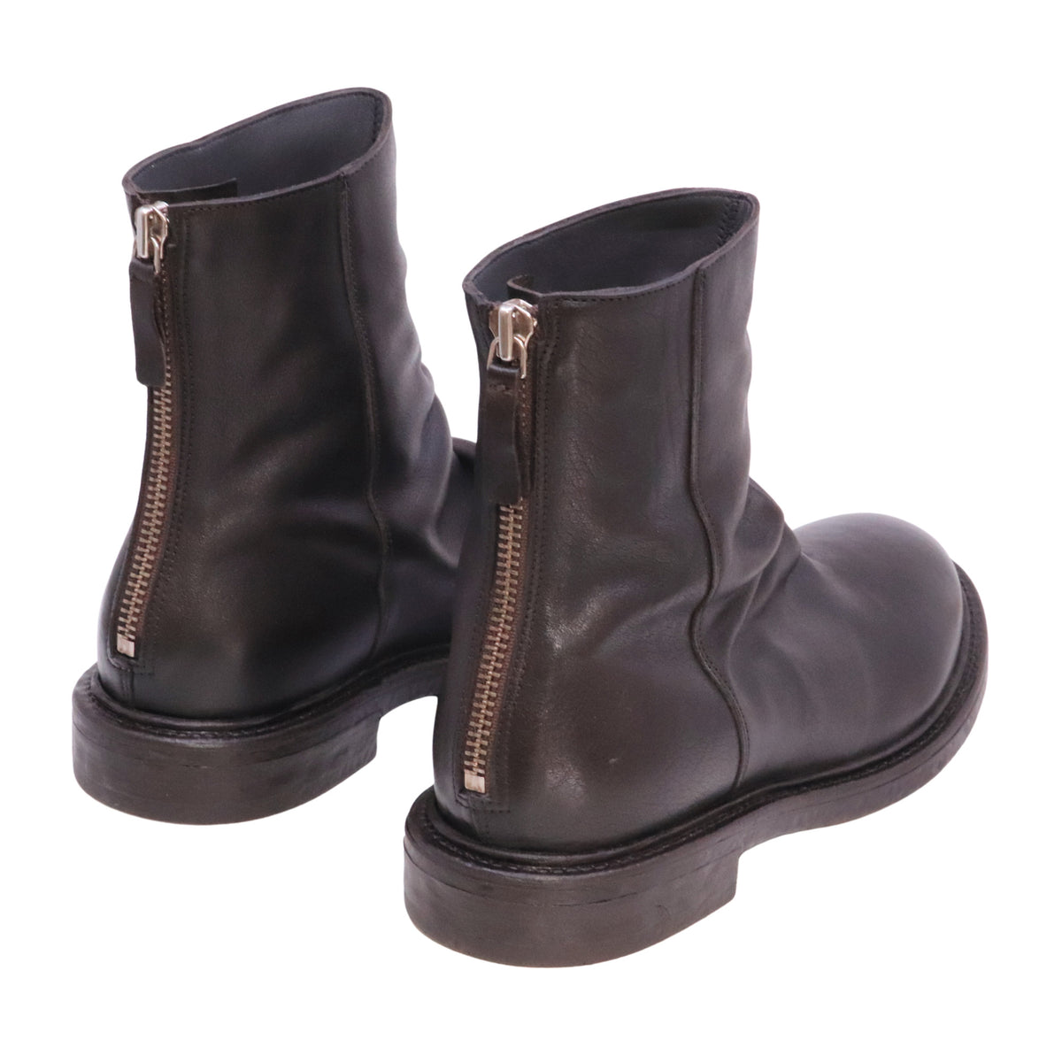 Moma 52422C Kurni stivaletto uomo in pelle marrone cioccolato Made in Italy 