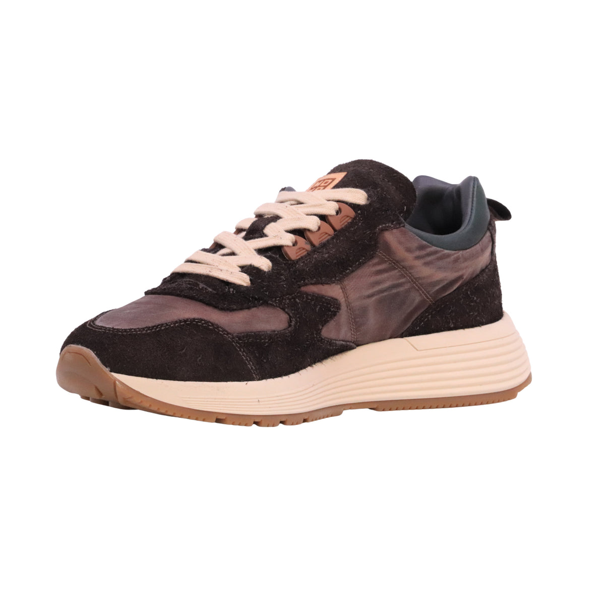 MOMA Craft1 53601A-CRA12 sneaker uomo in pelle e camoscio marrone Made in Italy 