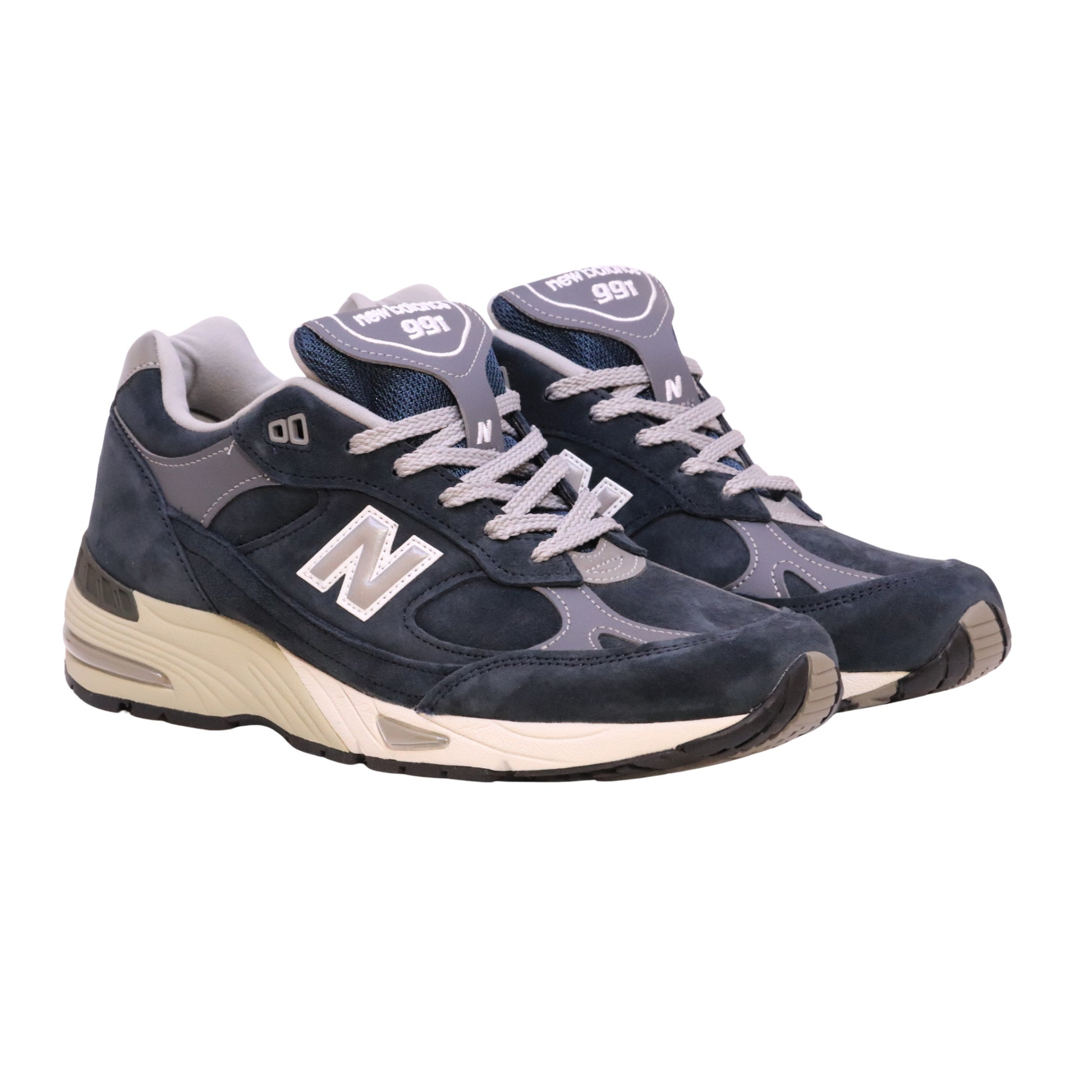 New Balance 991 M991PN1 sneaker uomo in camoscio navy Made in UK 