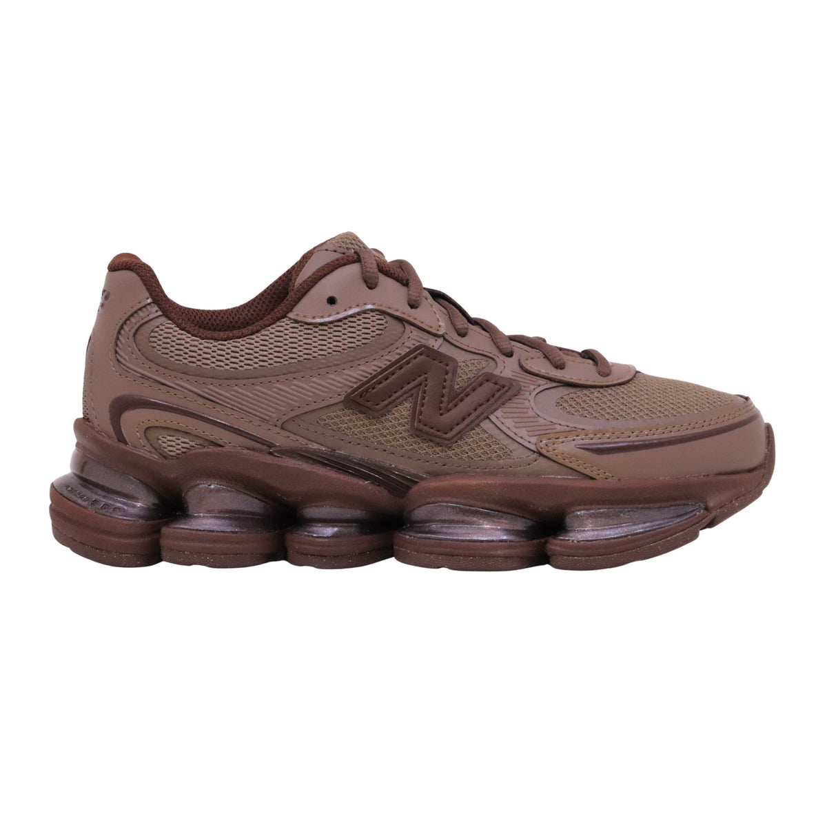 New Balance ABZORB 2000 U20004EY sneaker unisex marrone in tessuto tecnico e pelle 