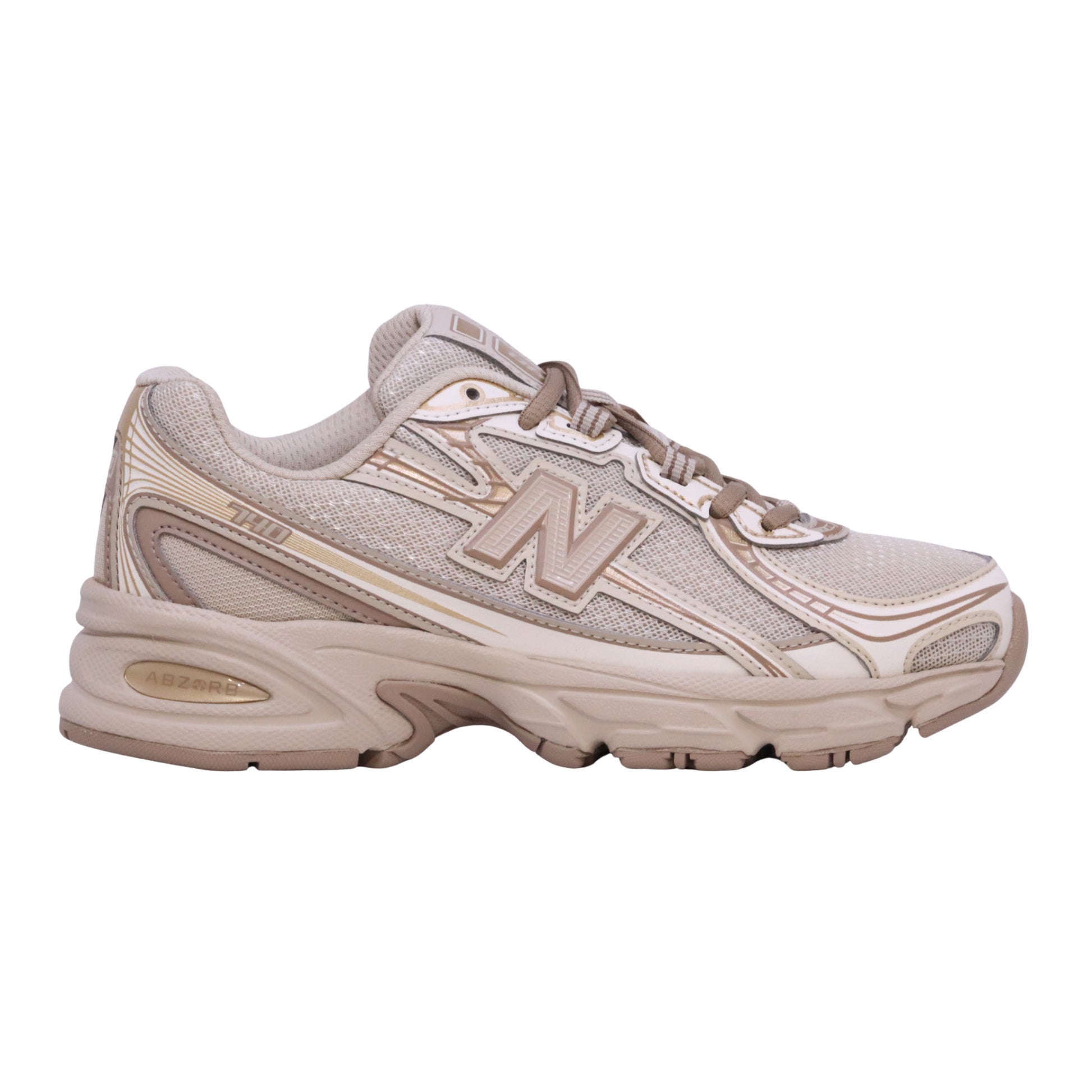 New Balance 740 U7409HK sneaker donna in mesh beige Mushroom Timberwolf 