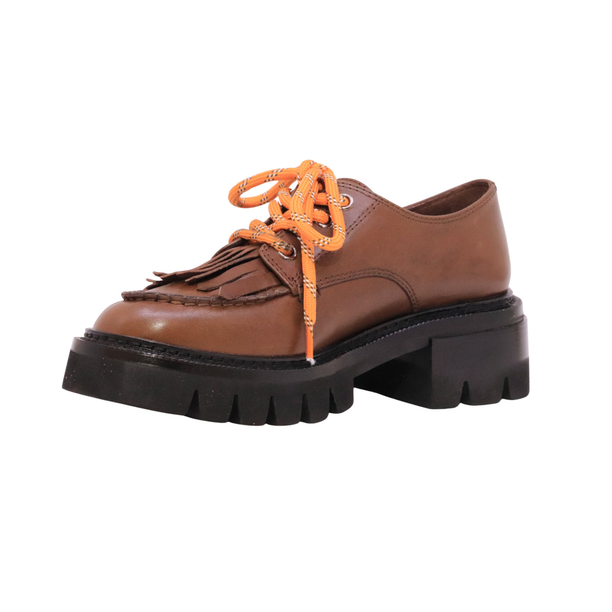 Paloma Barceló Alene Nappalux 32-1702 mocassino donna in pelle marrone Choco con suola carrarmato 
