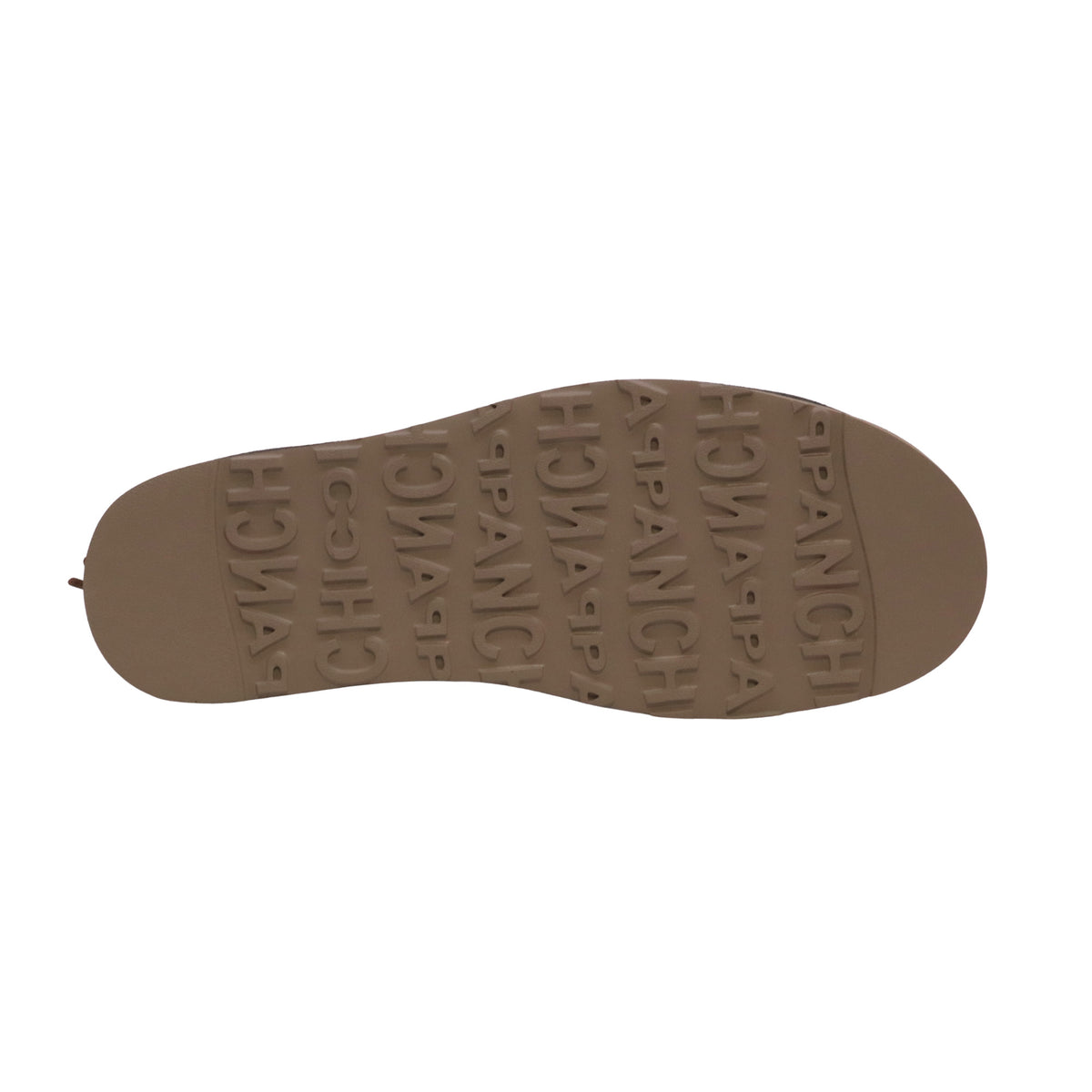 Panchic P001 Icon P001M034 sneaker polacchino uomo in camoscio khaki con lacci verdi 