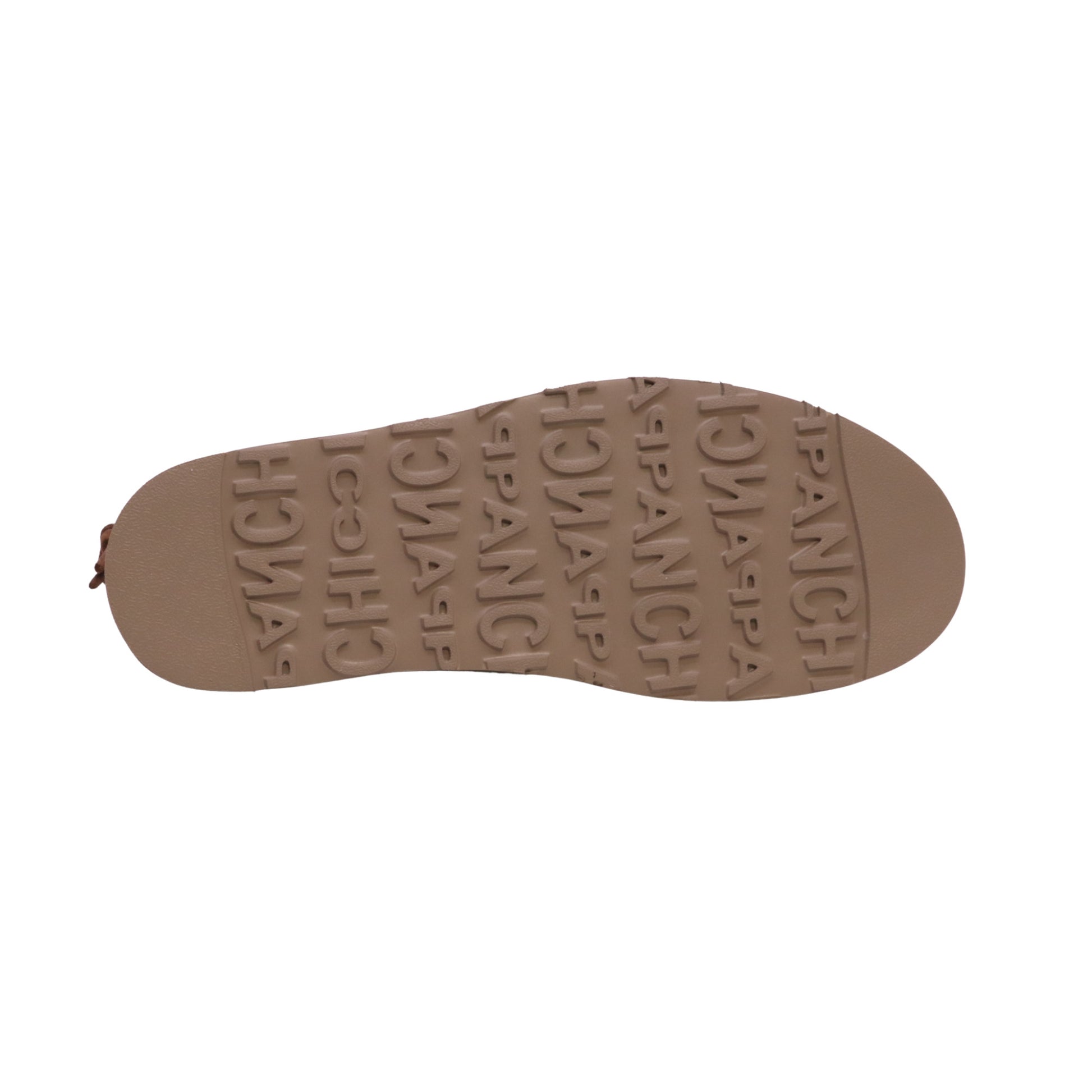 Panchic P001 Icon P001 polacchino donna in camoscio beige noce con lacci gialli 