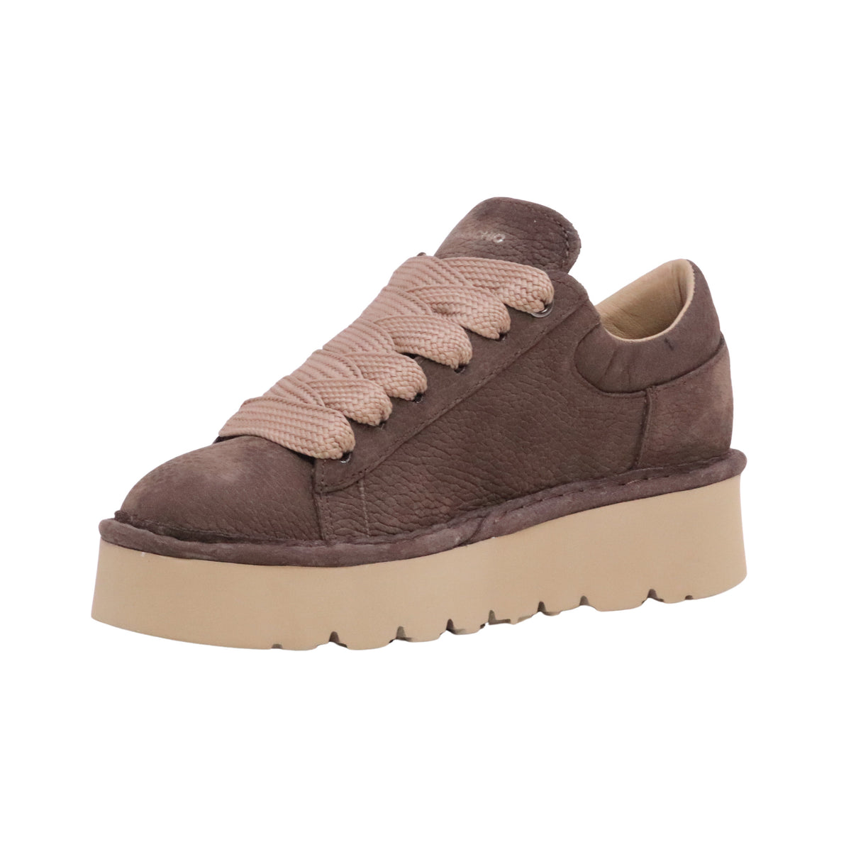 Panchic P003 Muse P003W019-0247D007 scarpa donna in nabuk caffè con platform 