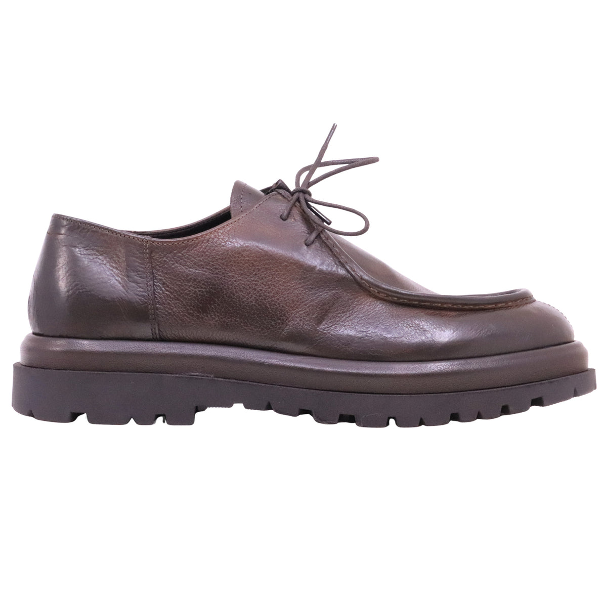 Pawelk's 22801 Bufalo Brandy stringata tirolese uomo in pelle marrone 